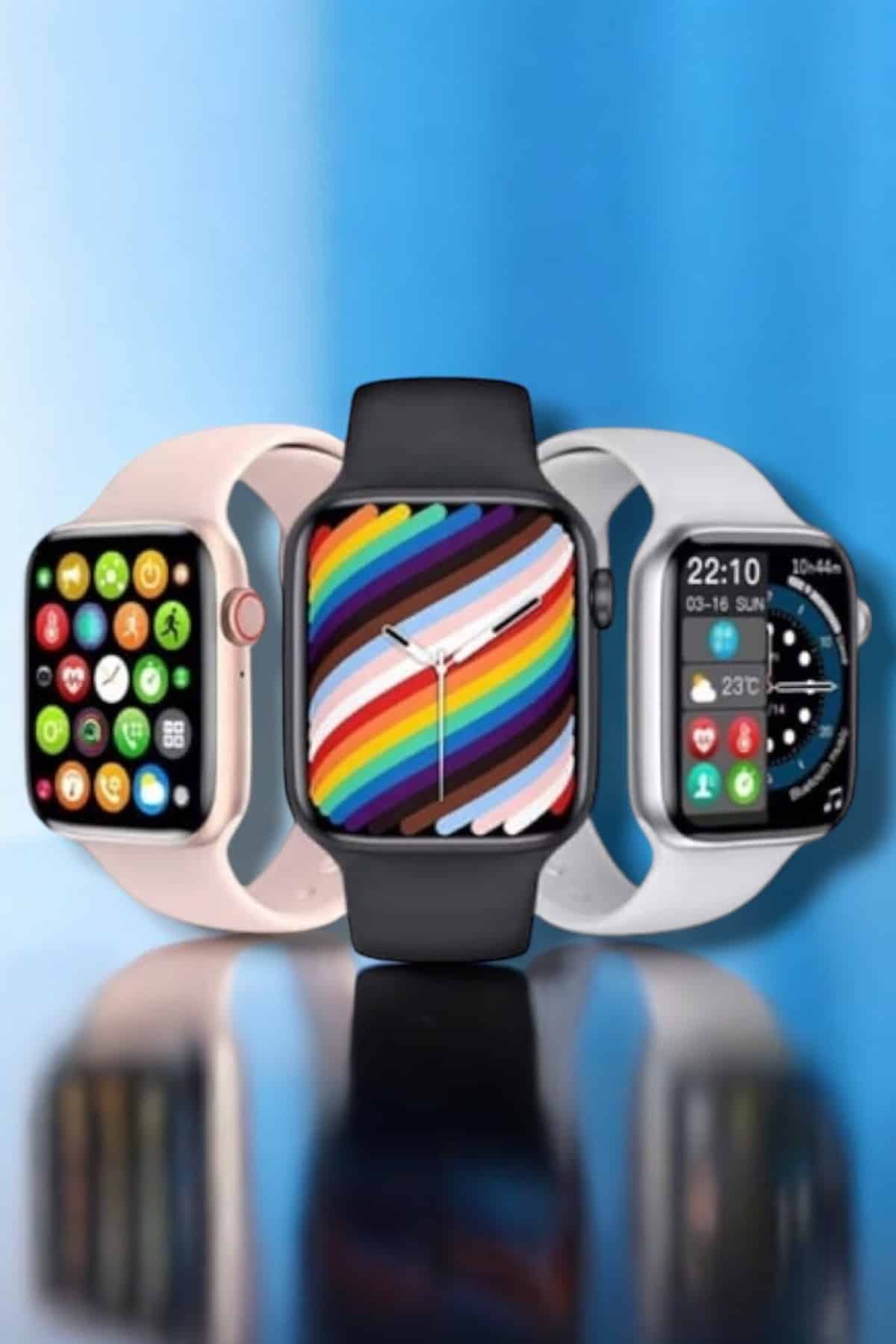 Akıllı Saat iOS ve Android ile Uyumlu Şık ve Çok Fonksiyonlu - Lisinya