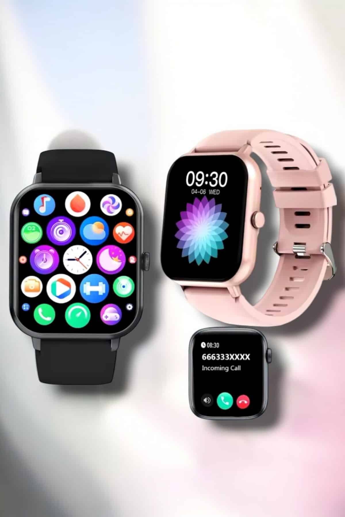 Akıllı Saat iOS ve Android ile Uyumlu Şık ve Çok Fonksiyonlu - Lisinya