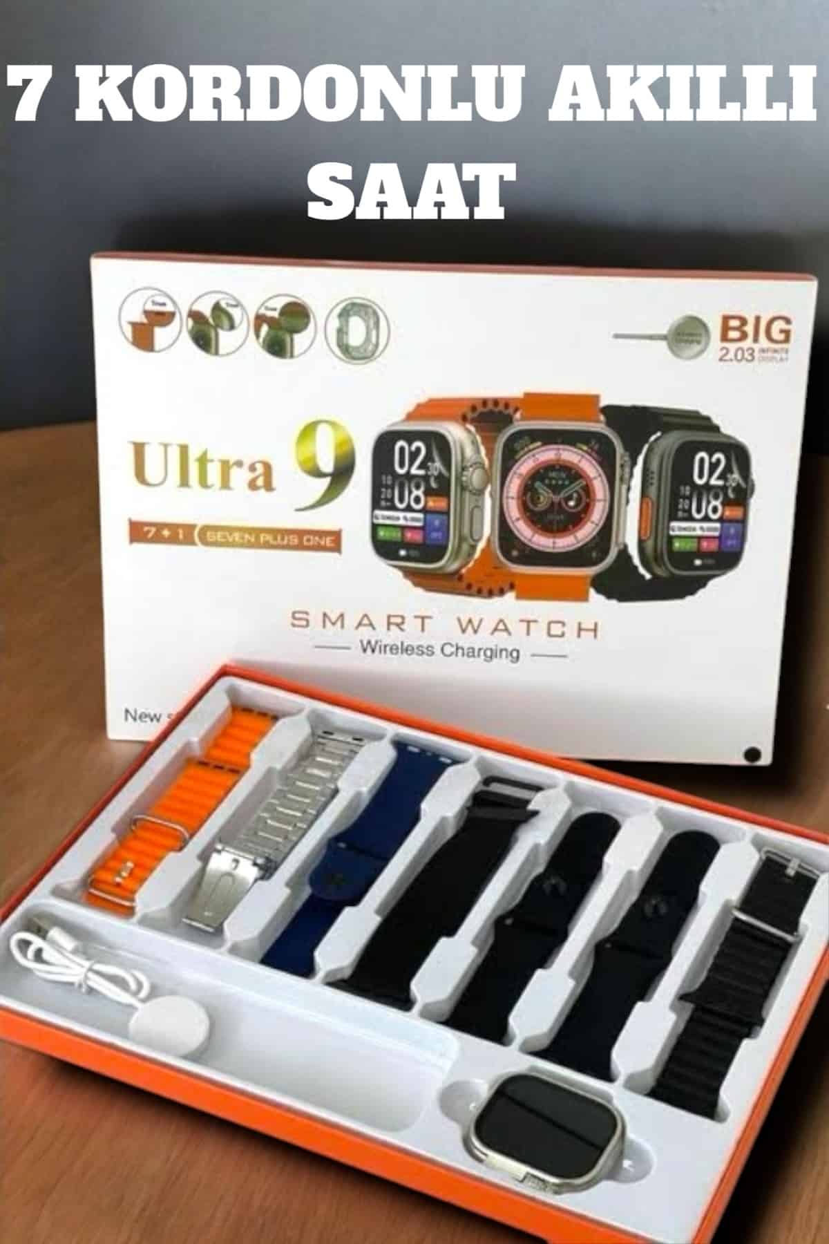 Akıllı Saat Bluetooth Bağlantılı 2.09 İnç HD Ekran ve Çok Yönlü Sağlık Takibi - Lisinya