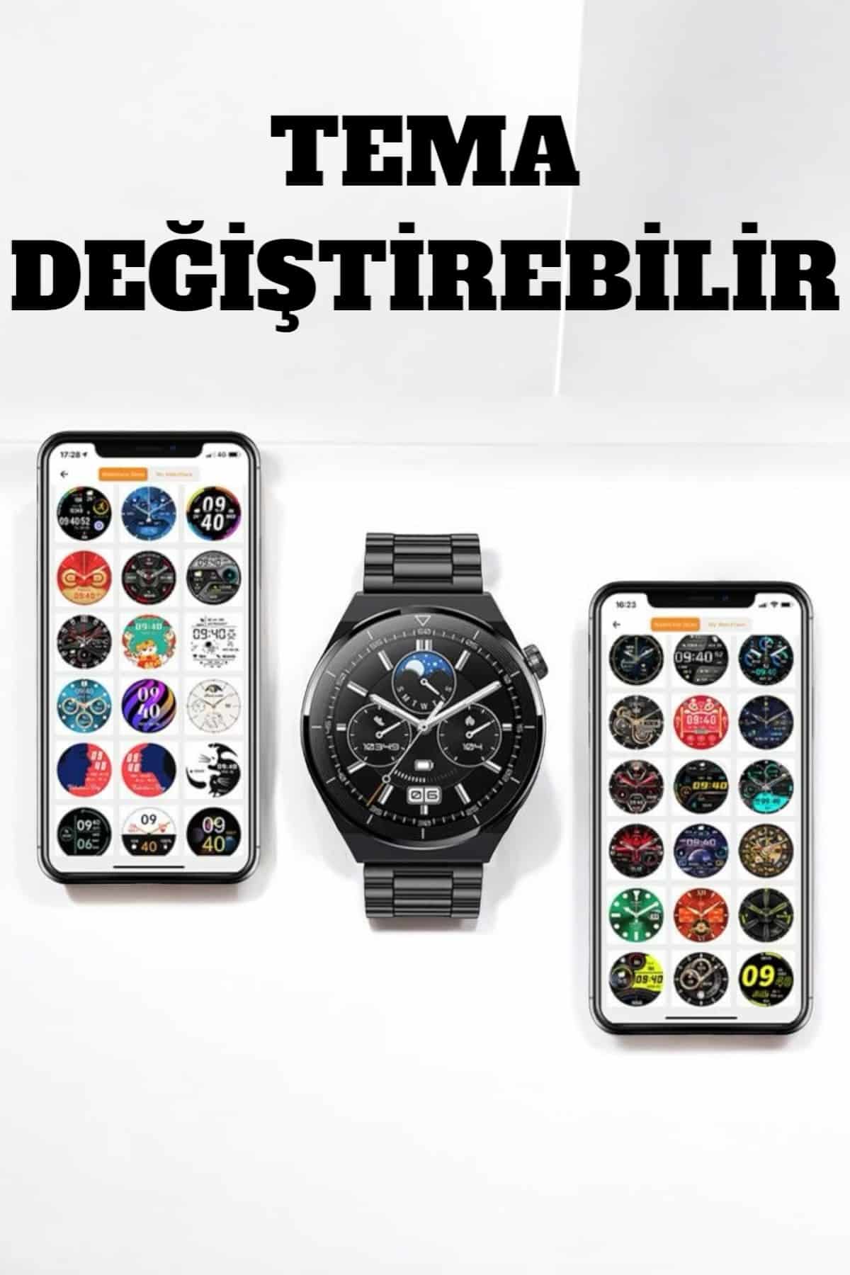 Akıllı Saat Uyku Ve Sağlık Takibi Bildirim Görme Arama Cevaplama - Lisinya