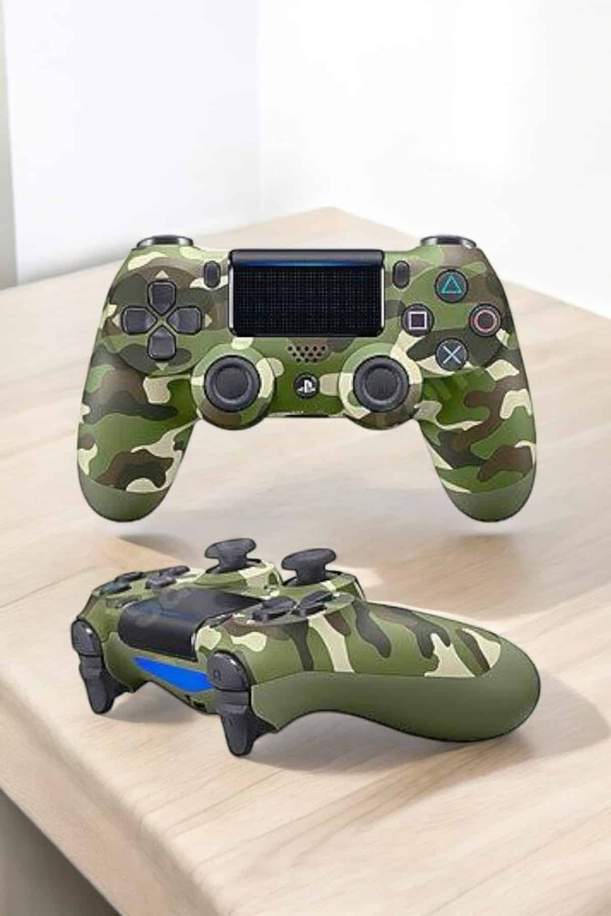Kamuflaj Desenli Joystick PS4 Oyun Kolu - Lisinya