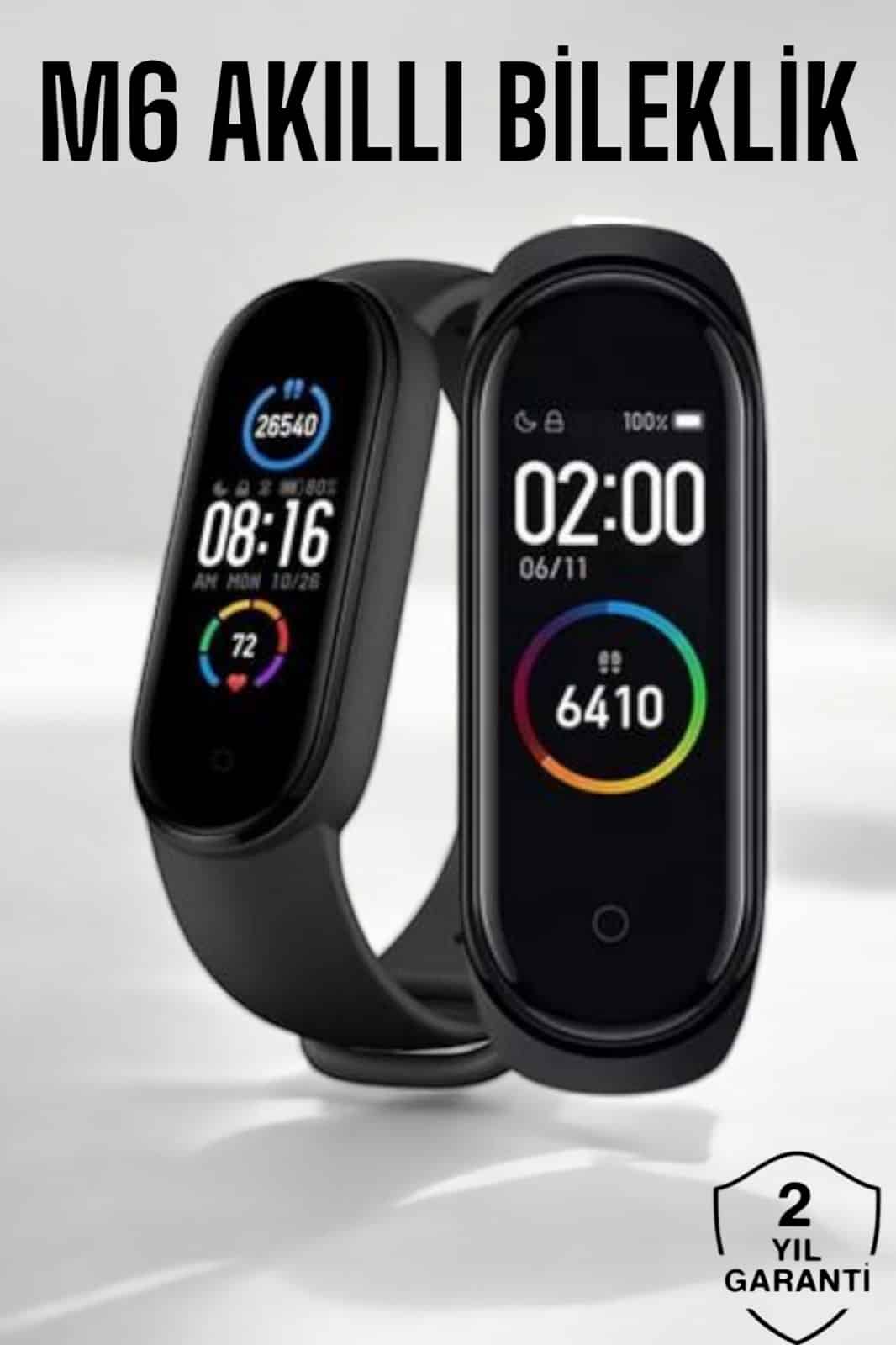 Akıllı Bileklik Su Geçirmez Bileklik, Uzun Pil Ömrü ve Hızlı Şarj Özelliği - Lisinya