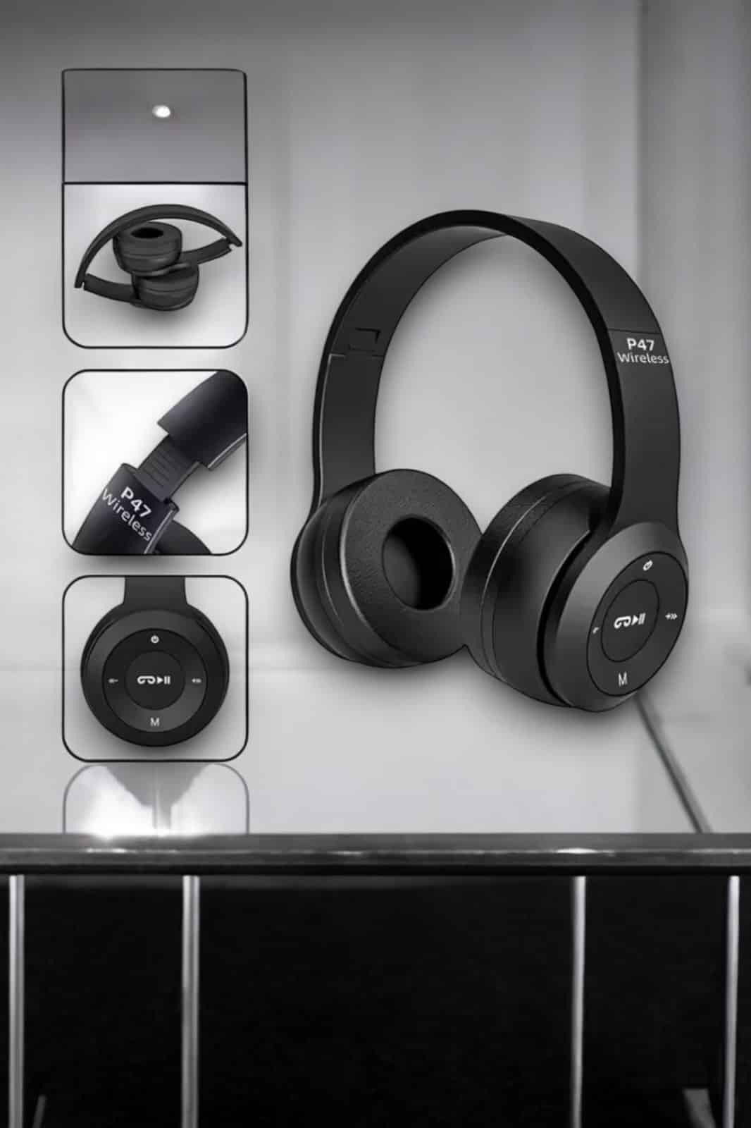 Kulak Üstü TF Kart ve AUX Destekli Ergonomik Bluetooth Kulaklık - Lisinya