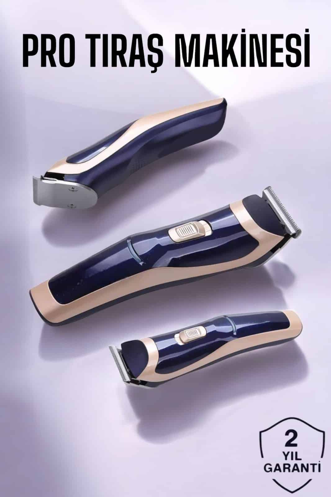 Profesyonel Şarjlı Saç ve Sakal Traş Makinesi Kolay Kullanım - Lisinya