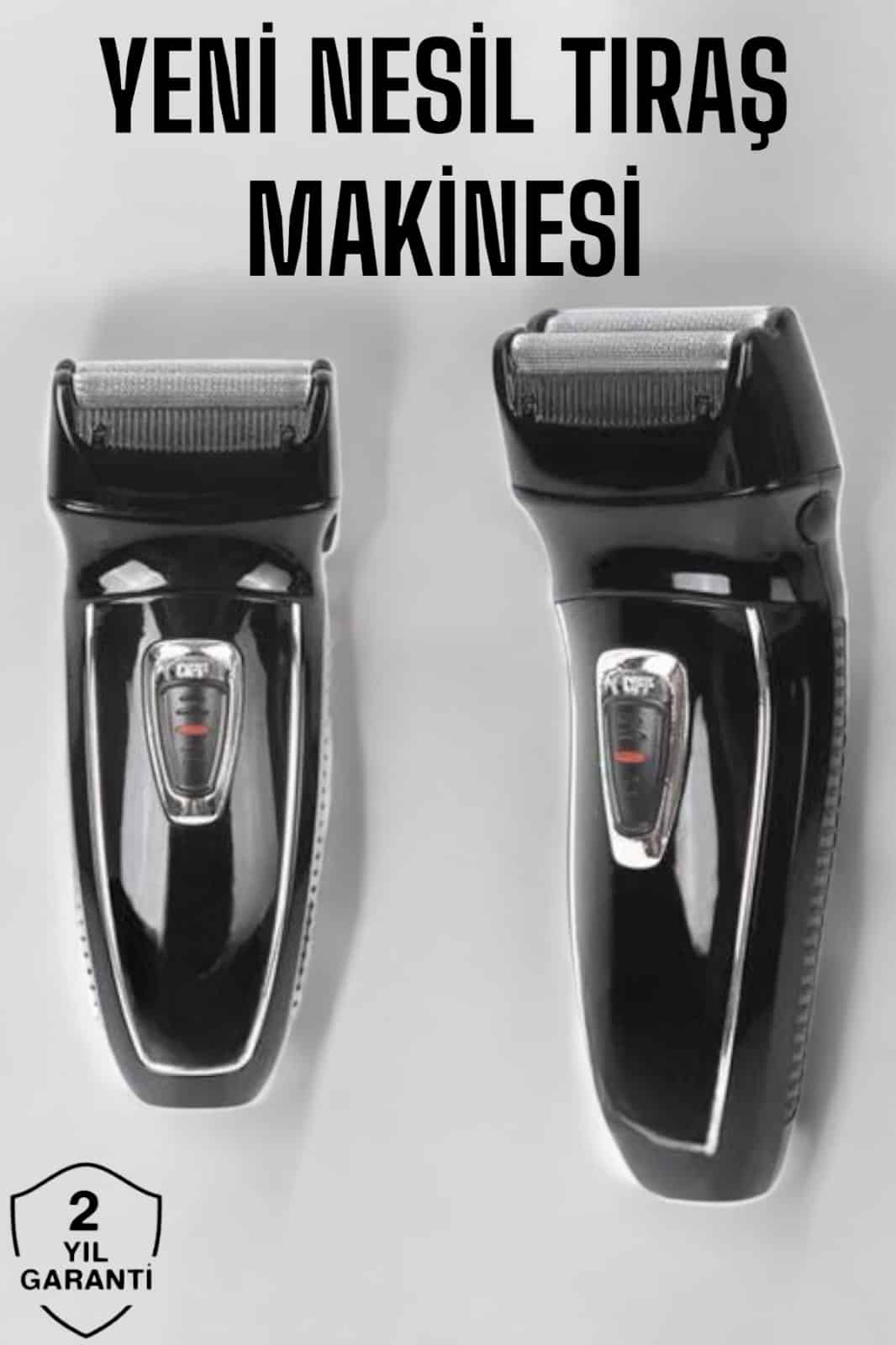 Şarjlı Paslanmaz Çelik Bıçaklı ve Kablosuz Saç Sakal Tıraş Makinesi - Lisinya