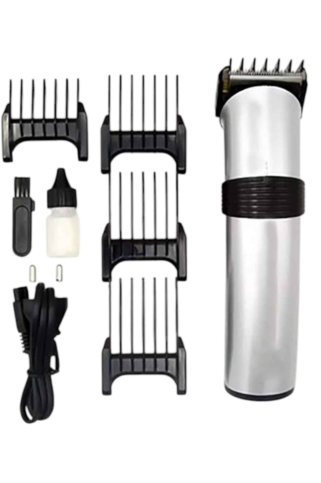 4 Taraklı Taşınabilir Profesyonel Saç ve Sakal Kesme Tıraş Makinesi - Lisinya