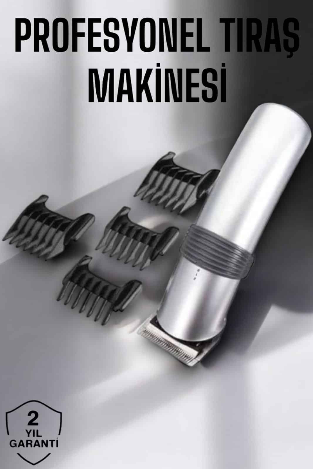 4 Taraklı Taşınabilir Profesyonel Saç ve Sakal Kesme Tıraş Makinesi - Lisinya