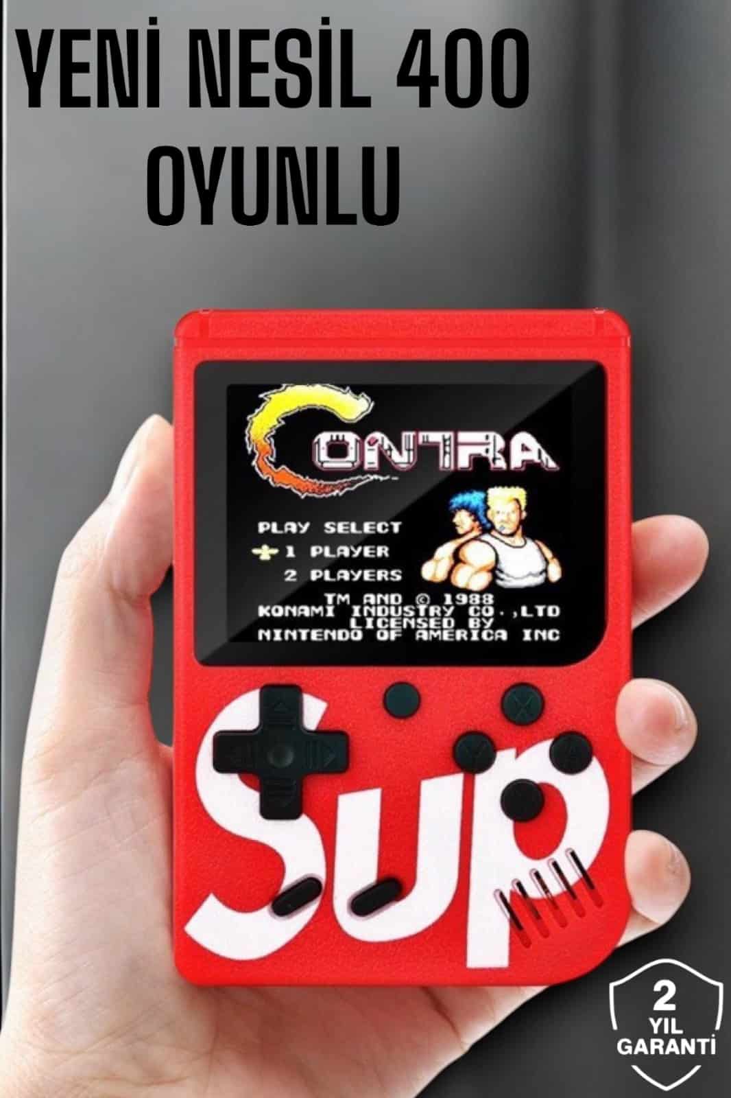 Çocuklara Özel SUP 400 Oyunlu Mini Oyun Konsolu - Lisinya