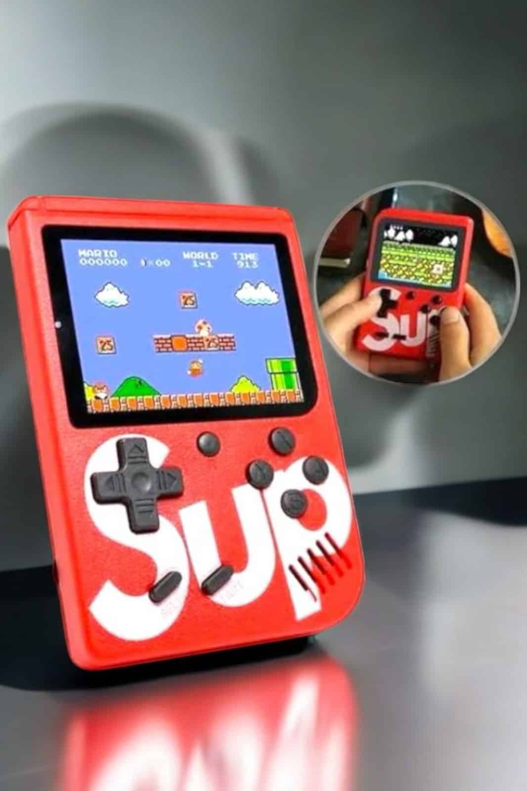 Çocuklara Özel SUP 400 Oyunlu Mini Oyun Konsolu - Lisinya