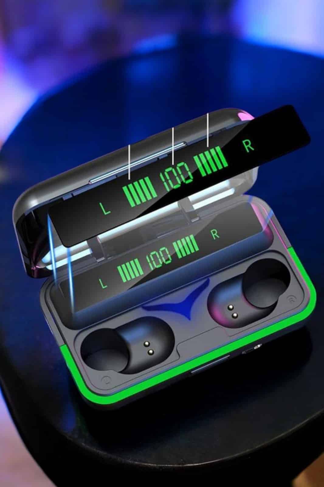 Powerbank Özellikli Kablosuz Bluetooth Kulaklık RGB Işıklı - Lisinya