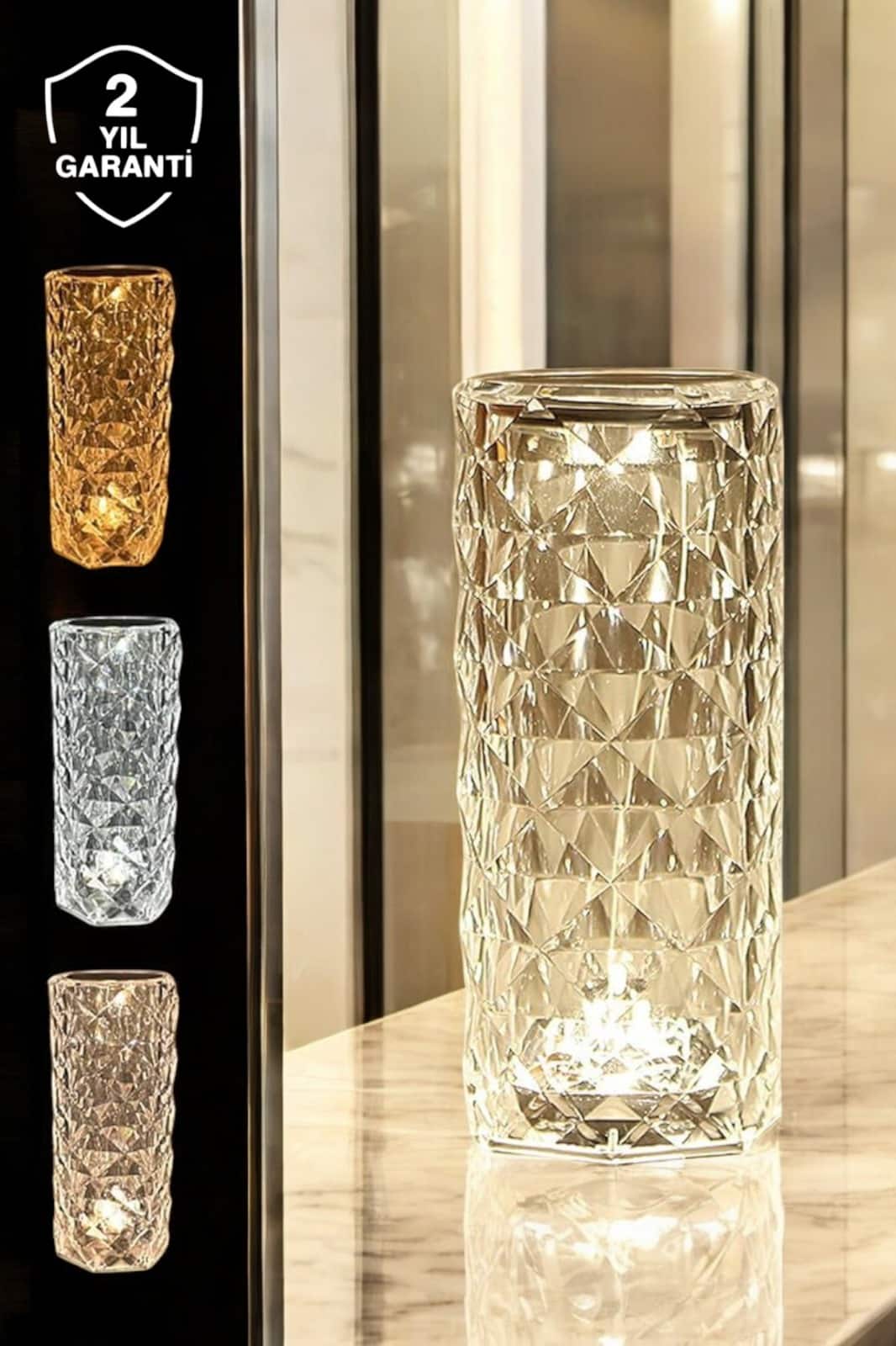 Dokunmatik Kristal Gece Lambası Hediyelik - Lisinya