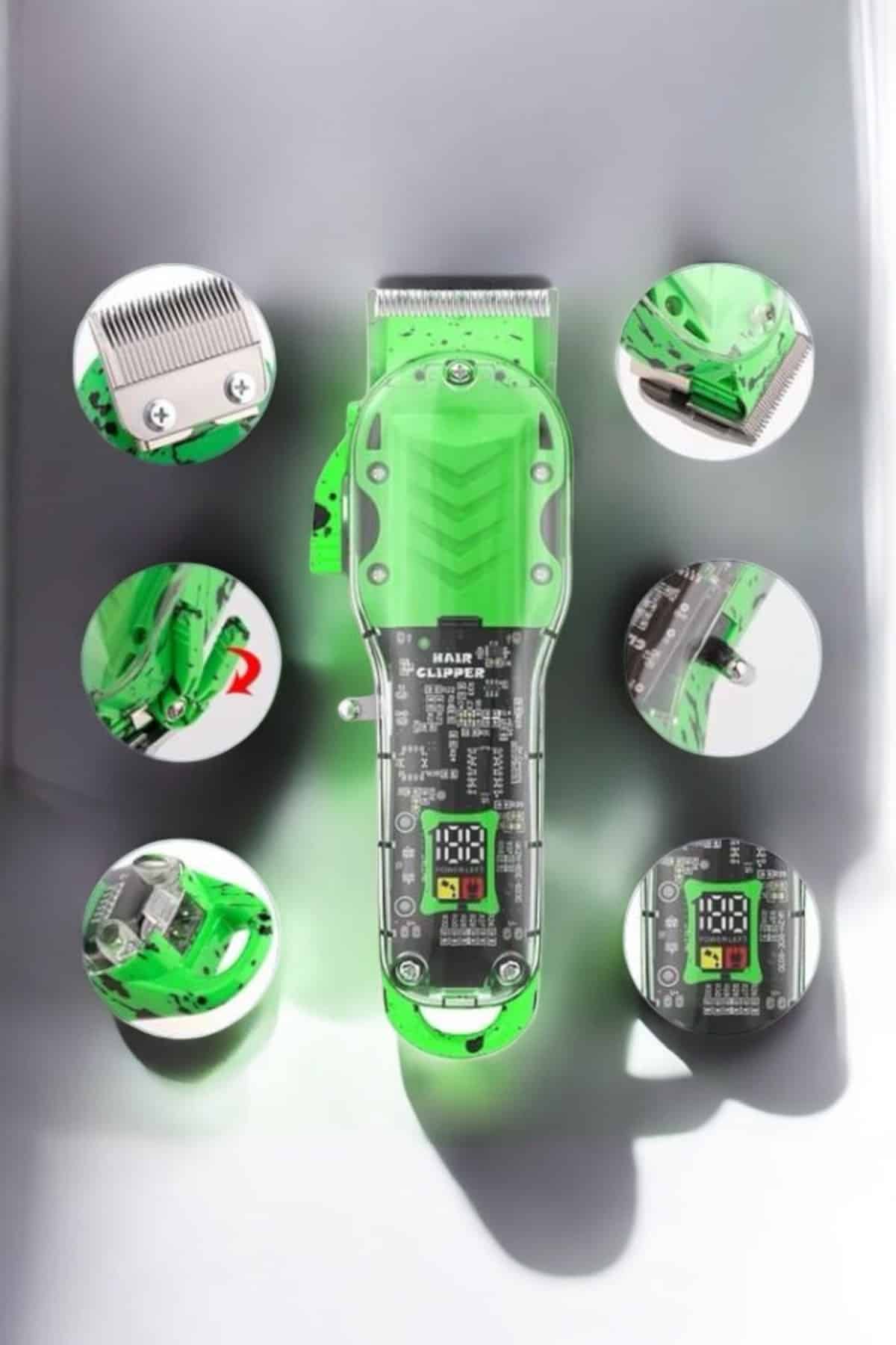 Lazer Öncesi Şarj Edilebilir, Su Geçirmez Tıraş ve Bakım Seti - Lisinya