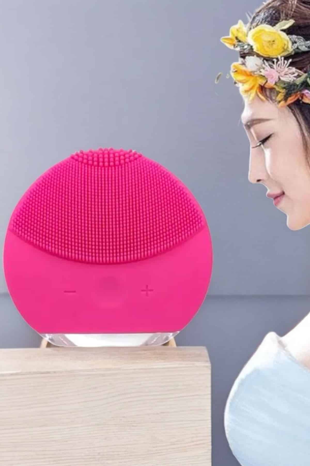 Profesyonel Yüz Temizleme Masaj Aleti Su Geçirmez, Kablosuz Şarj Özellikli Kolay Temizlenebilir - Lisinya