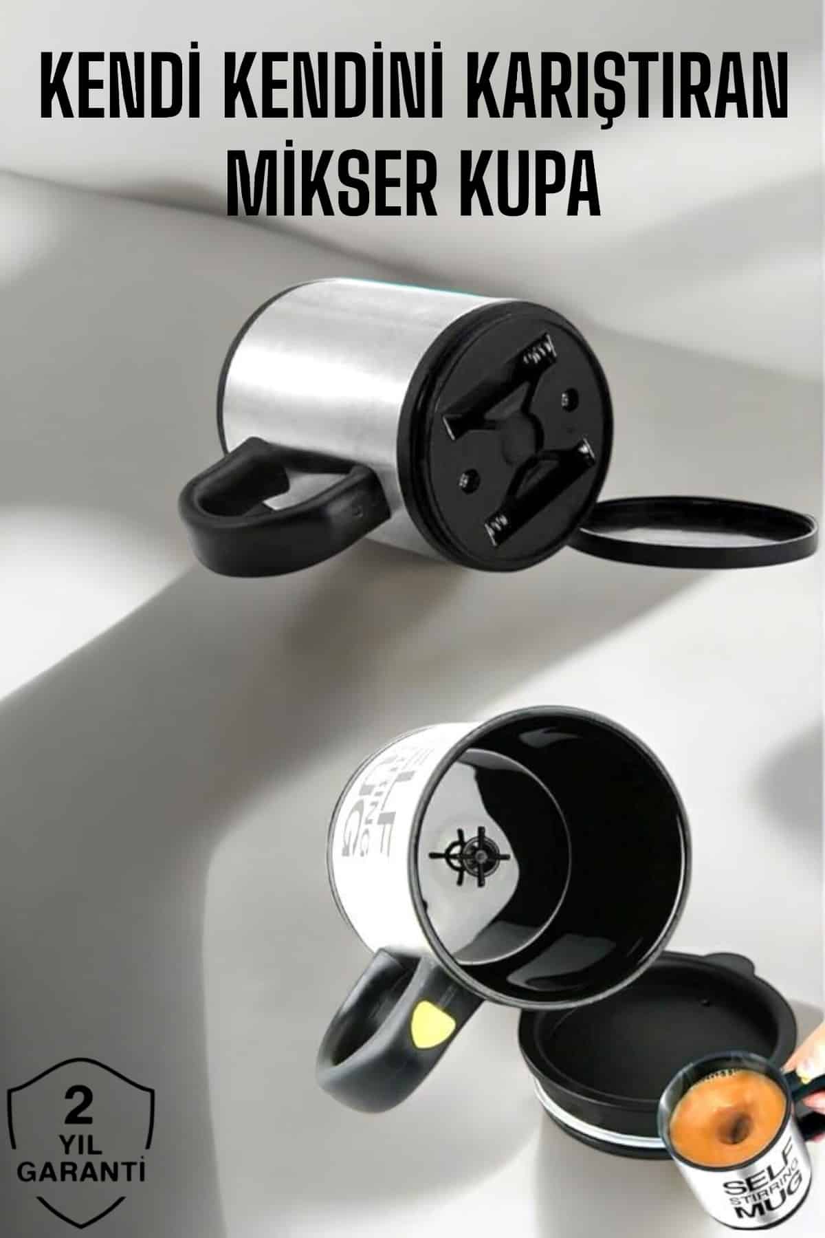 Yazılı Mug Kupa Karıştırıcı Özelliği Ve Paslanmaz Çelik - Lisinya