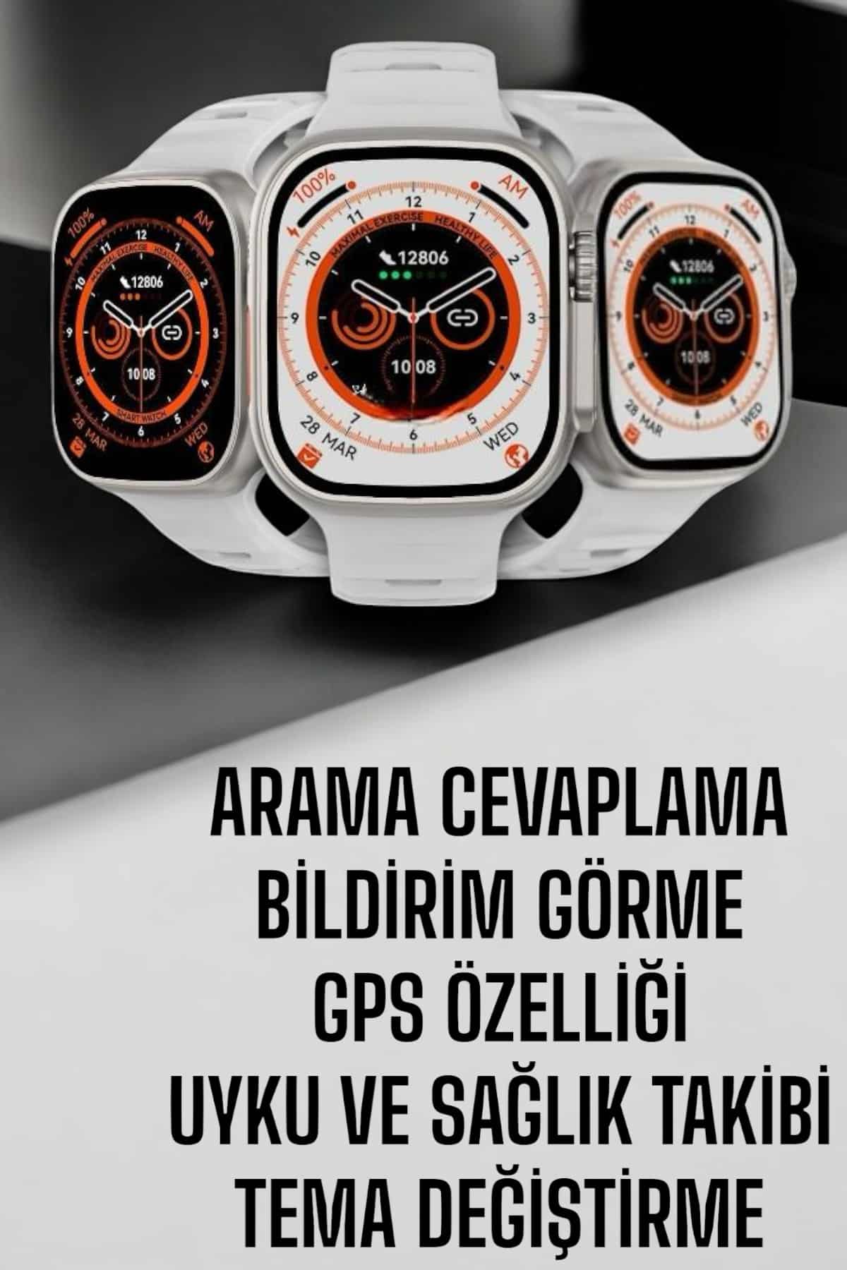 Akıllı Saat Nabız Ölçebilen Yeni Nesil GPS ve Adımsayar Özelliği - Lisinya