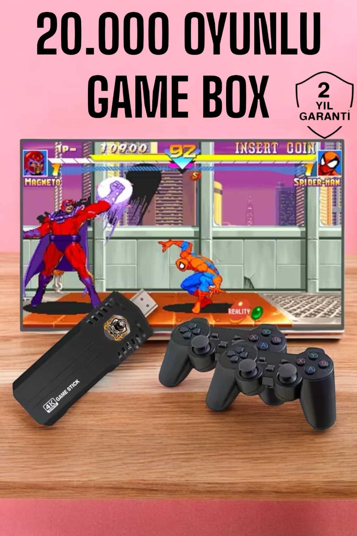 Game Box 20.000 Oyunlu 8K Ultra Oyun Konsolu - Lisinya