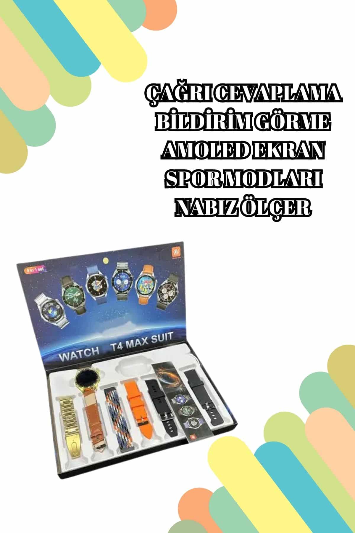 2025 Model Çok Kordonlu Akıllı Saat ve Bluetooth Kulaklık El Fenerli - Lisinya