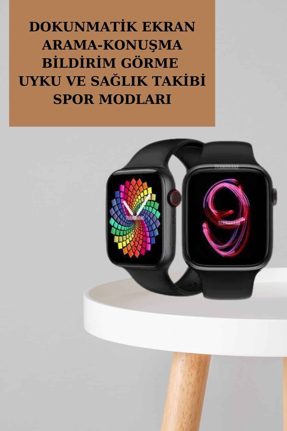 Powerbank Bluetooth Kulaklık Ve Yeni Model Akıllı Saat Seti ANC Özelliği Dokunamatik - Lisinya