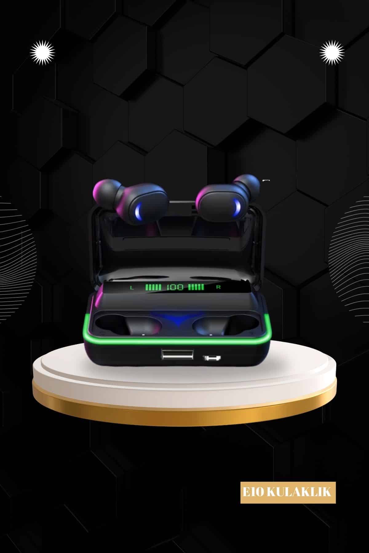 Powerbank Bluetooth Kulaklık Ve Akıllı Saat 7 Kordonlu Metal Kordon Plastik Kordon - Lisinya