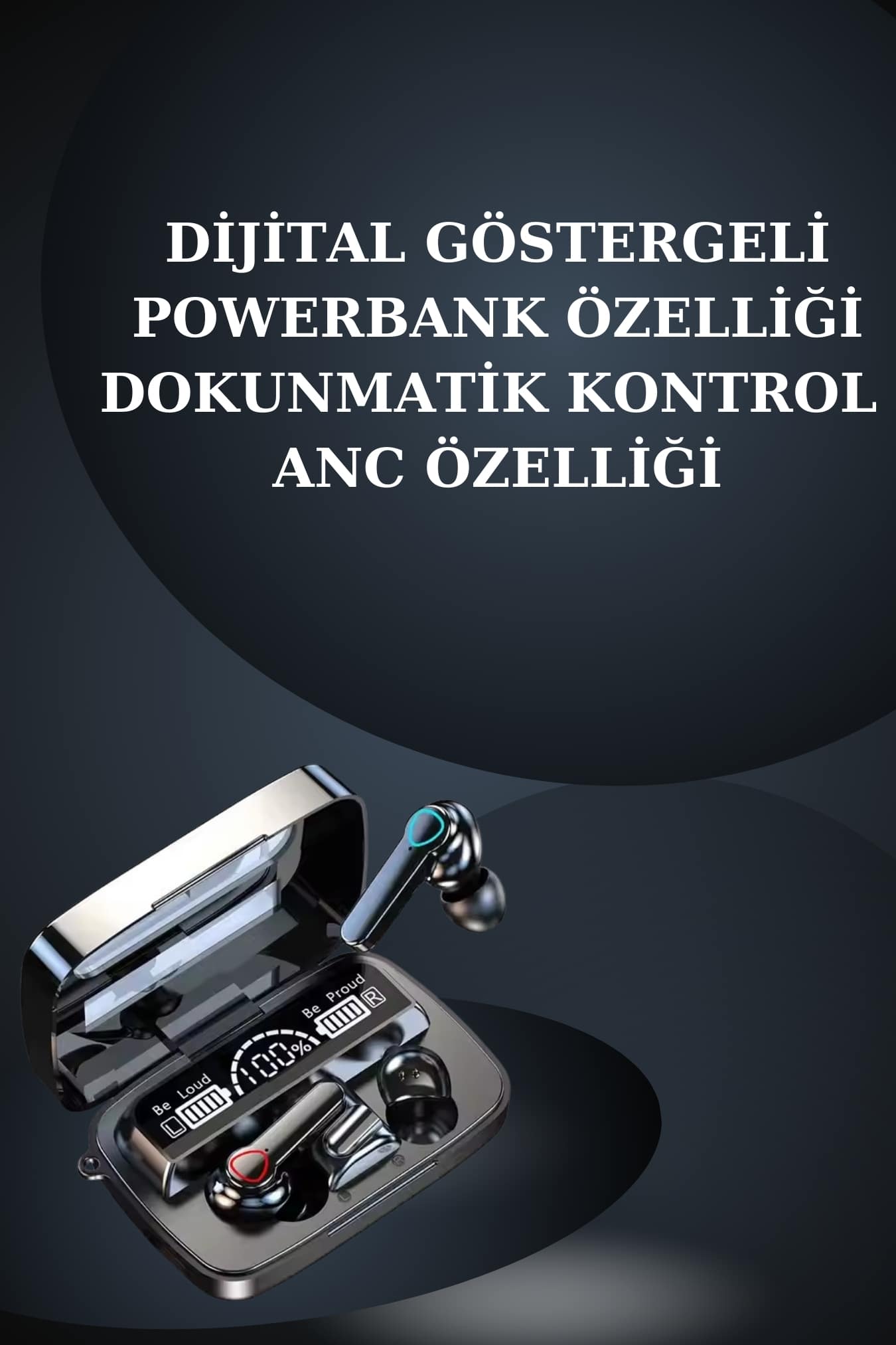 Dijital Göstergeli Powerbank Bluetooth Kulaklık ve Yeni Nesil Amoled Ekran Akıllı Saat - Lisinya Dijital Göstergeli Powerbank Bluetooth Kulaklık ve Yeni Nesil Amoled Ekran Akıllı Saat - Lisinya
