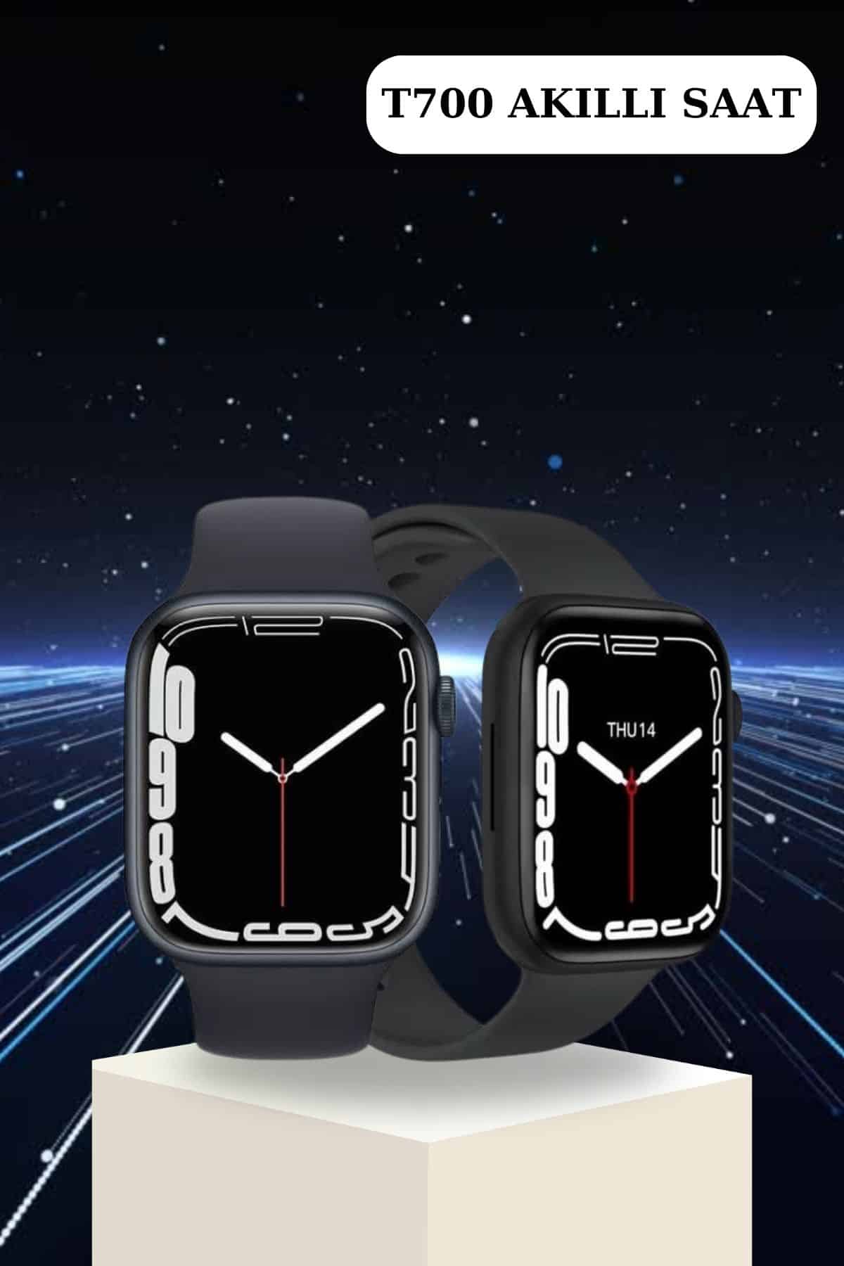 Yeni Nesil Akıllı Saat ve Kablosuz Kulaklık Kampanyası İkili Set Bluetooth Bağlantılı - Lisinya