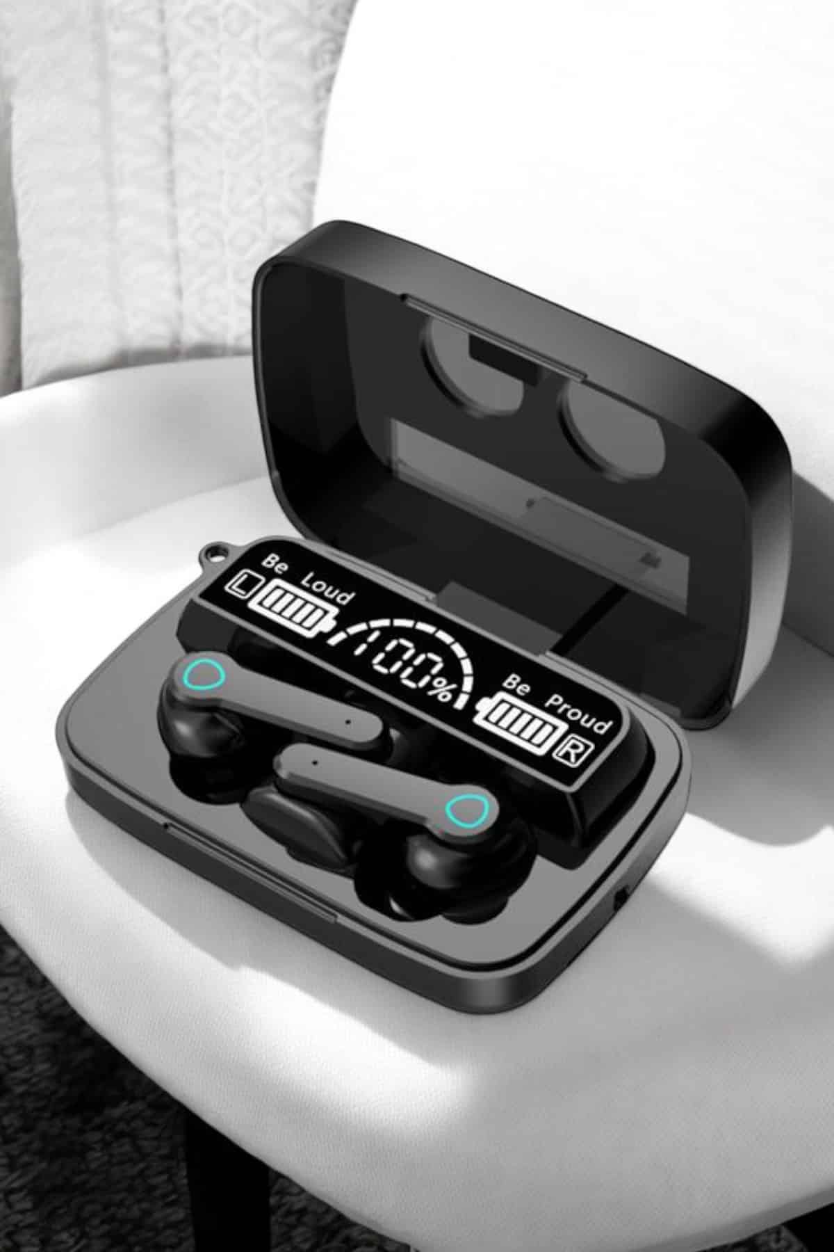 Bluetooth Kulaklık Dijital Göstergeli Kablosuz Uzun Pil Ömrü - Lisinya