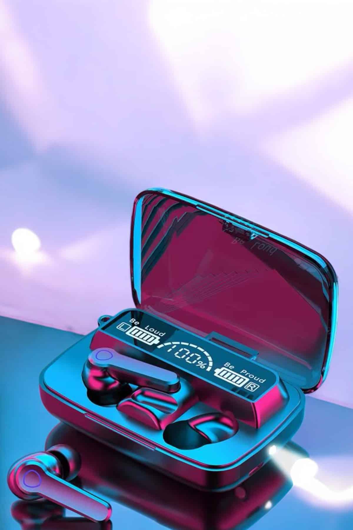 Bluetooth Kulaklık Dijital Göstergeli Kablosuz Uzun Pil Ömrü - Lisinya