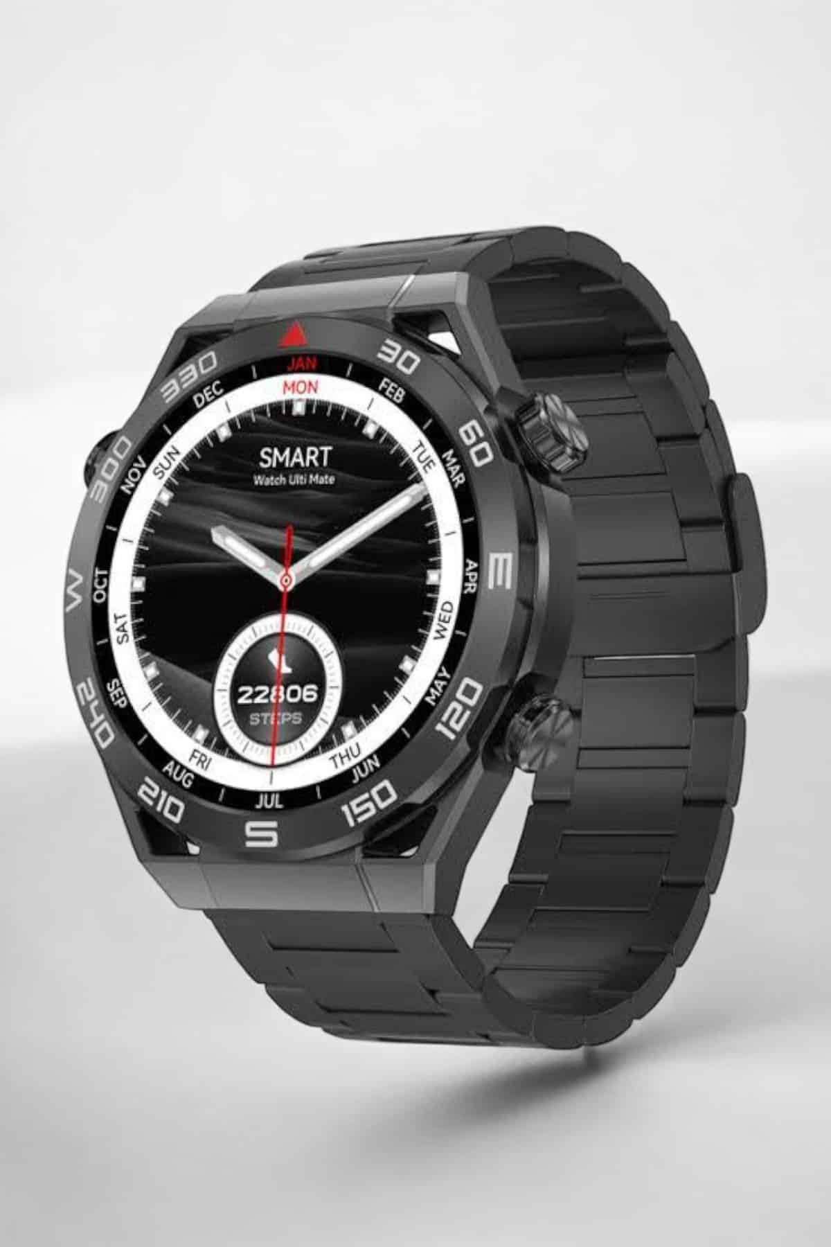 Akıllı Saat Yeni Nesil Bluetooth Bağlantılı Uyku ve Sağlık Takibi NFC ve GPS - Lisinya