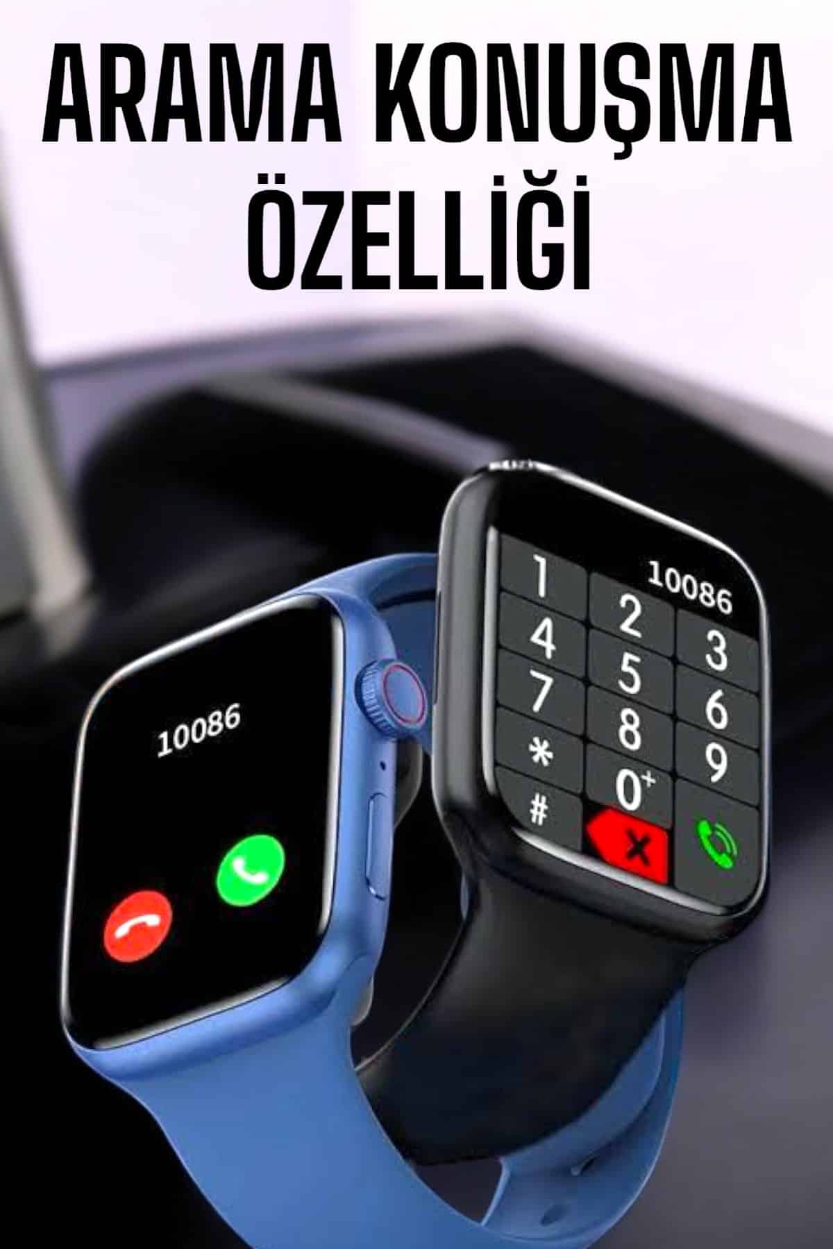 Akıllı Saat Amoled Ekran Yeni Nesil Bluetooth Bağlantılı - Lisinya