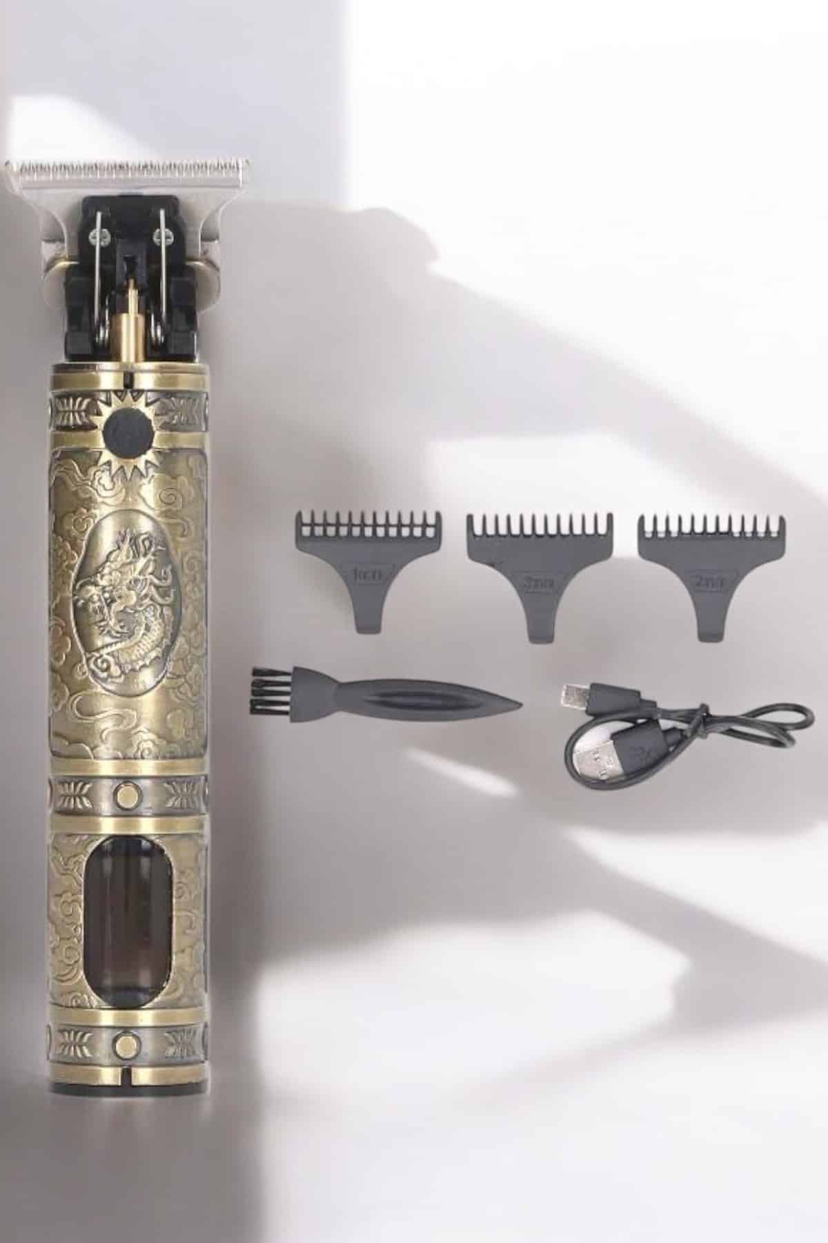 Tıraş Makinesi Çizik Tıraş Paslanmaz Çelik Uzun Ömürlü Şarjlı - Lisinya