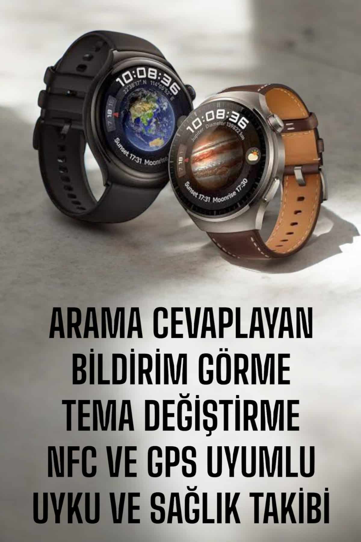 Akıllı Saat Sesli Görüşme, NFC Uyumlu, Bildirim Görme ve Uyku ve Sağlık Takibi - Lisinya