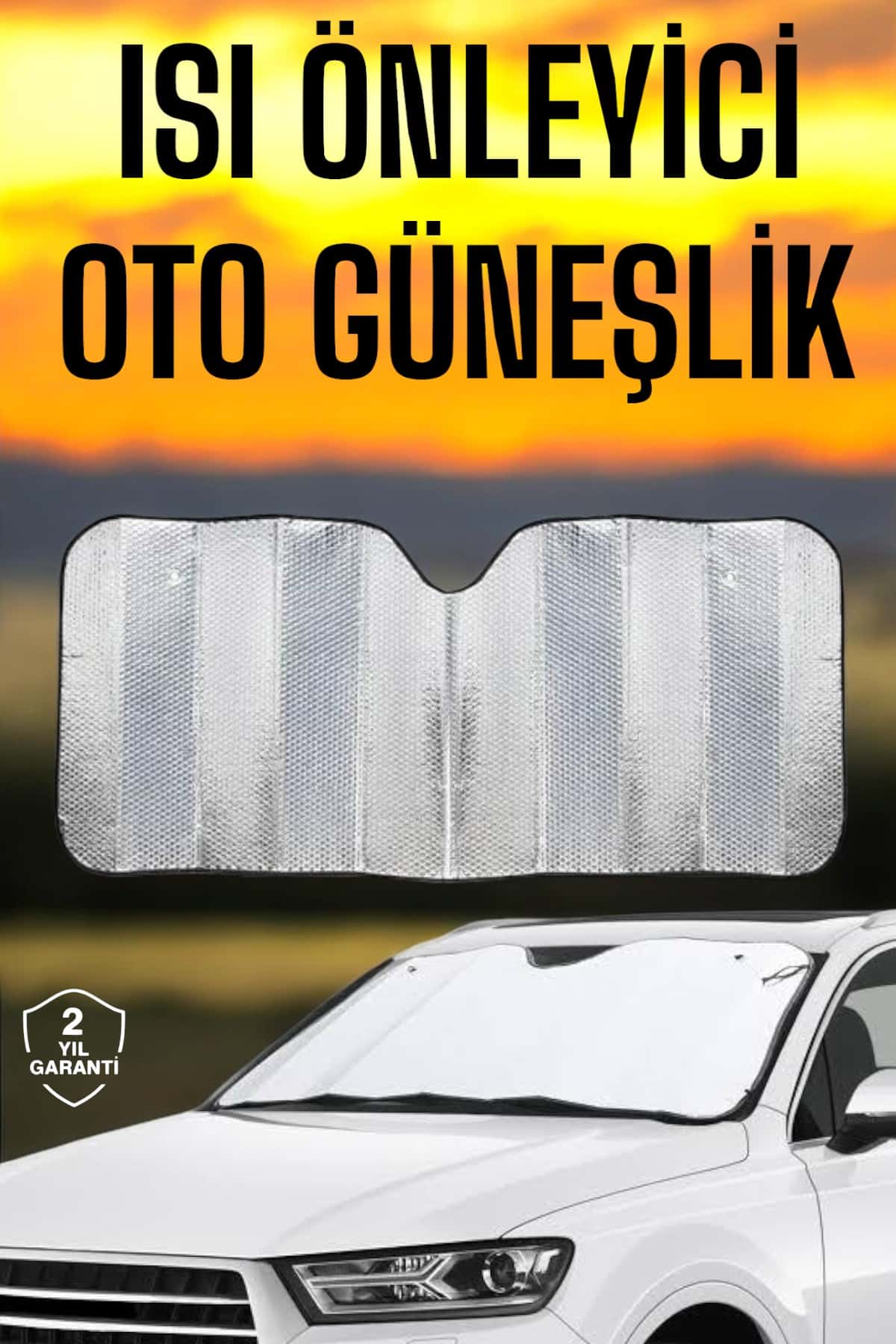 Oto Güneşlik Isı Önleyici Tüm Araçlara Uyumlu UV Işınlarına Karşı - Lisinya