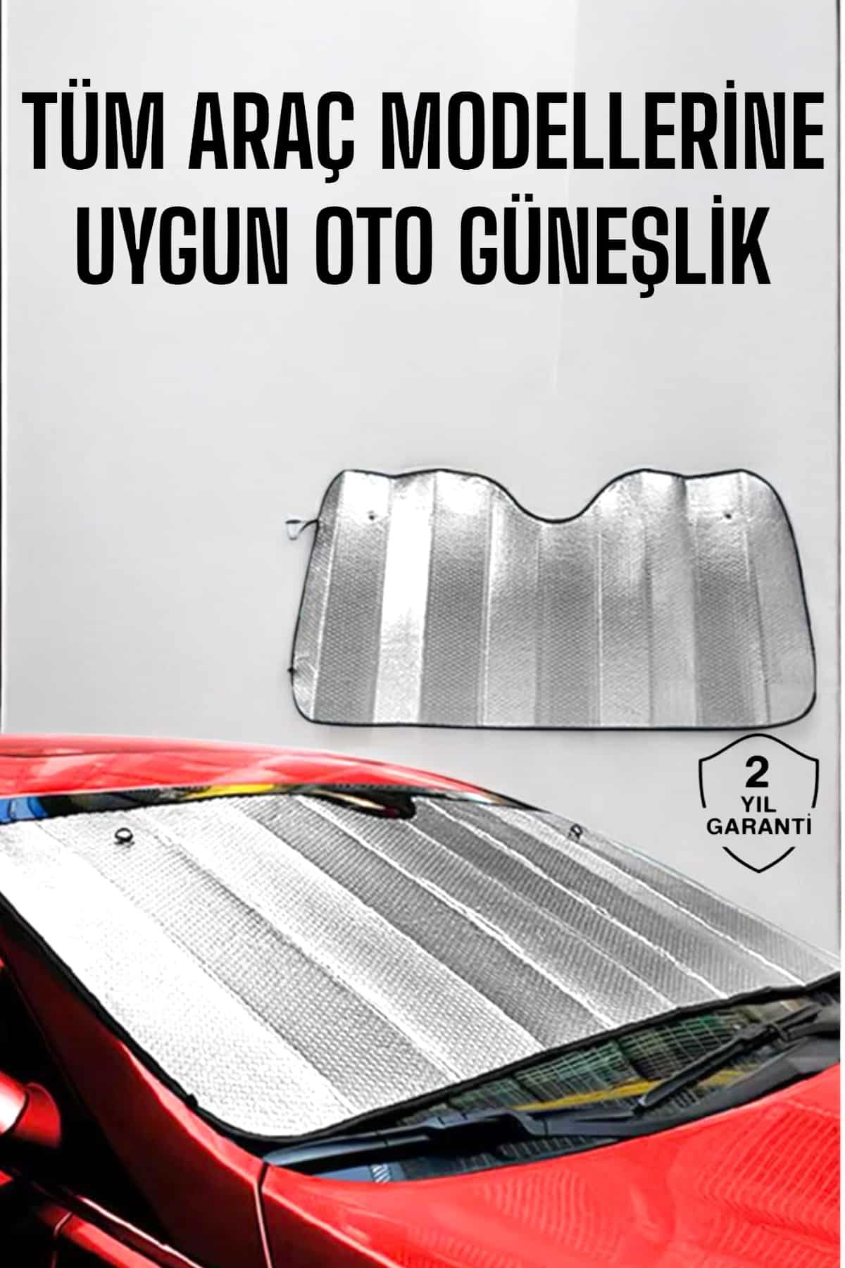 Oto Güneşlik Tüm Araç Tiplerine Uygun Isı Önleyici - Lisinya