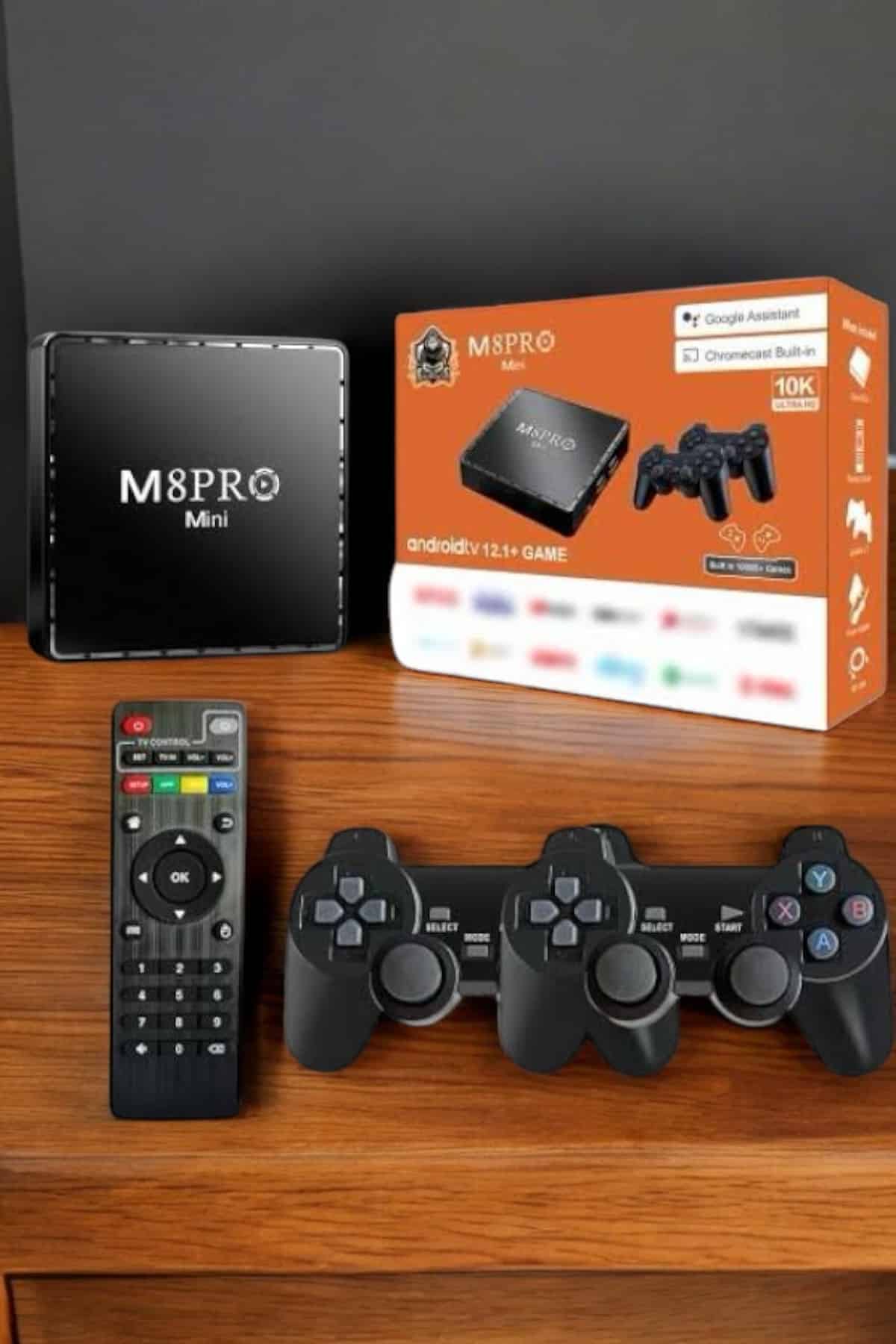 TV Game Box Netflix Youtube 1000 Oyunlu Android Oyun Konsolu Kumandalı - Lisinya