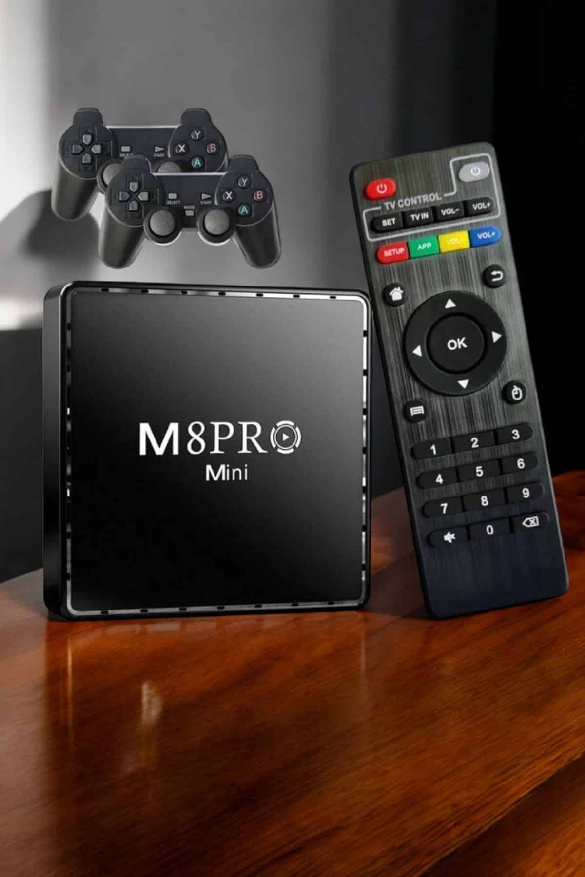 TV Box Çift Oyun Kollu 10000 Oyunlu Atari - Lisinya TV Box Çift Oyun Kollu 10000 Oyunlu Atari - Lisinya