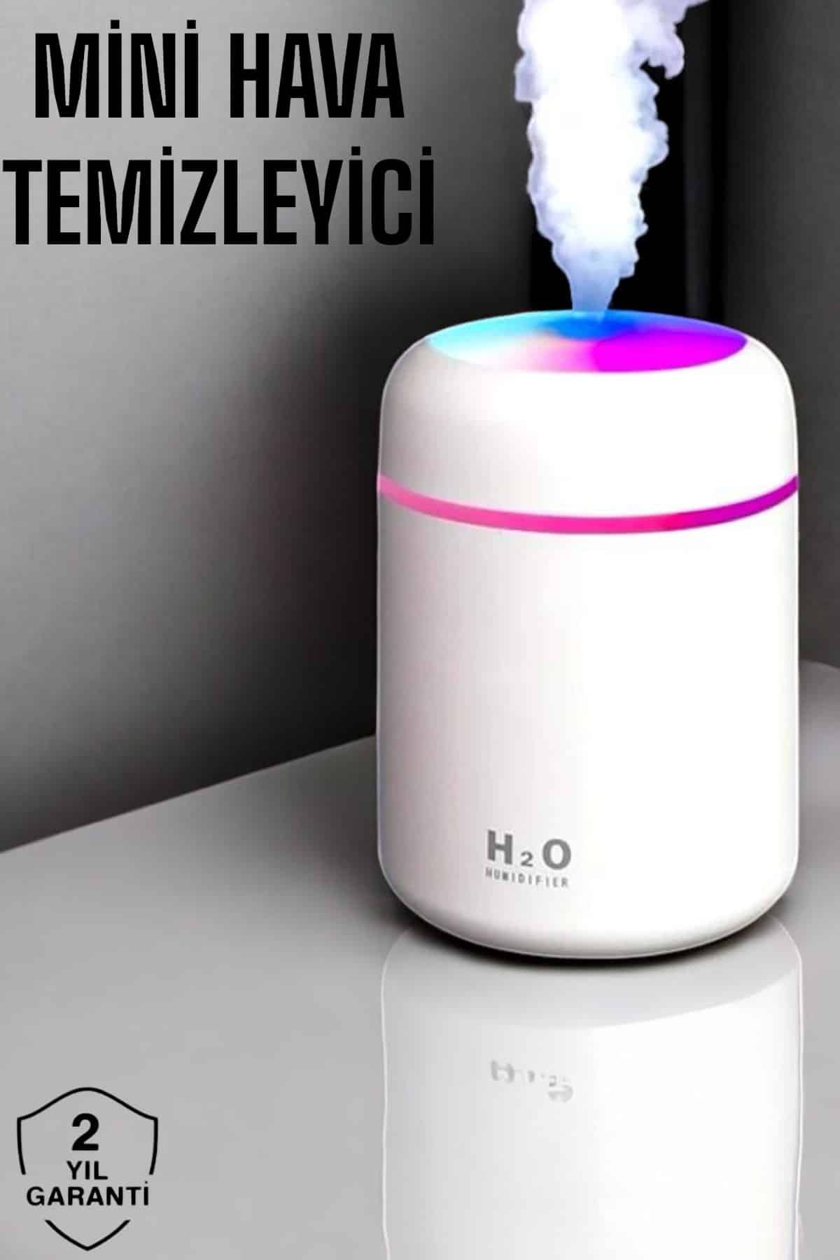 Hava Nemlendirici Ultrasonik Mini Hava Temizleyici Aromaterapi - Lisinya