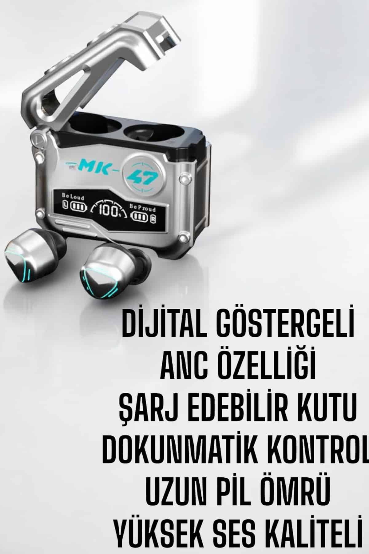 Oyuncu Kulaklığı Bluetooth Bağlantılı ANC Özelliği 5.0 Bluetooth - Lisinya