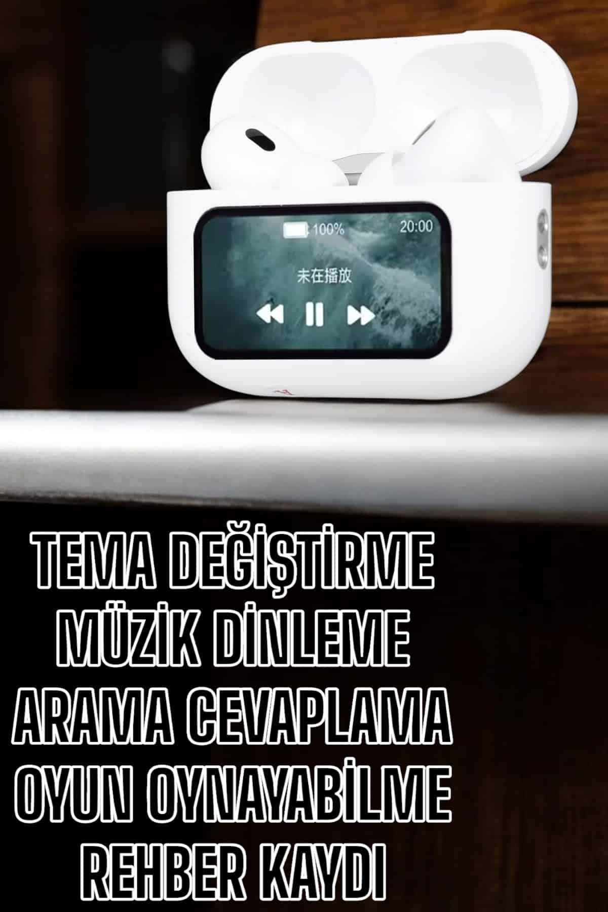 Kablosuz Yeni Nesil Bluetooth Bağlantılı Dokunmatik Ekranlı Kulak İçi Pro - Lisinya