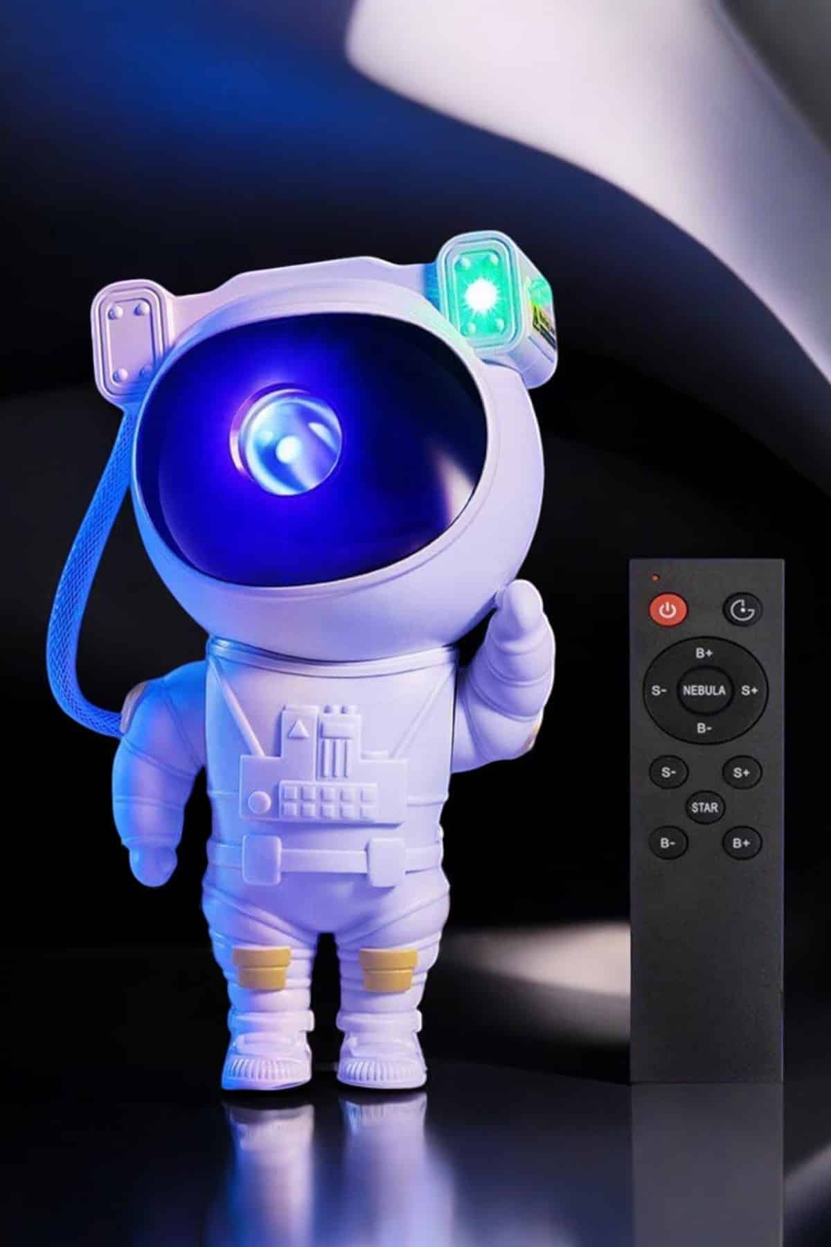 Astronot Görünümlü Projeksiyon Speaker Taşınabilir - Lisinya