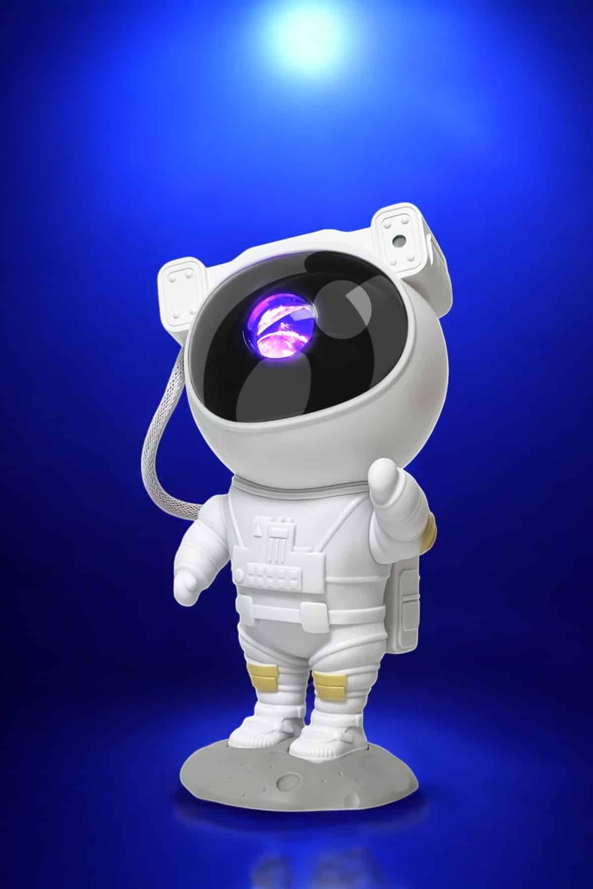 Çocuklara Özel Projeksiyon Astronot Lamba Speaker Sevimli - Lisinya