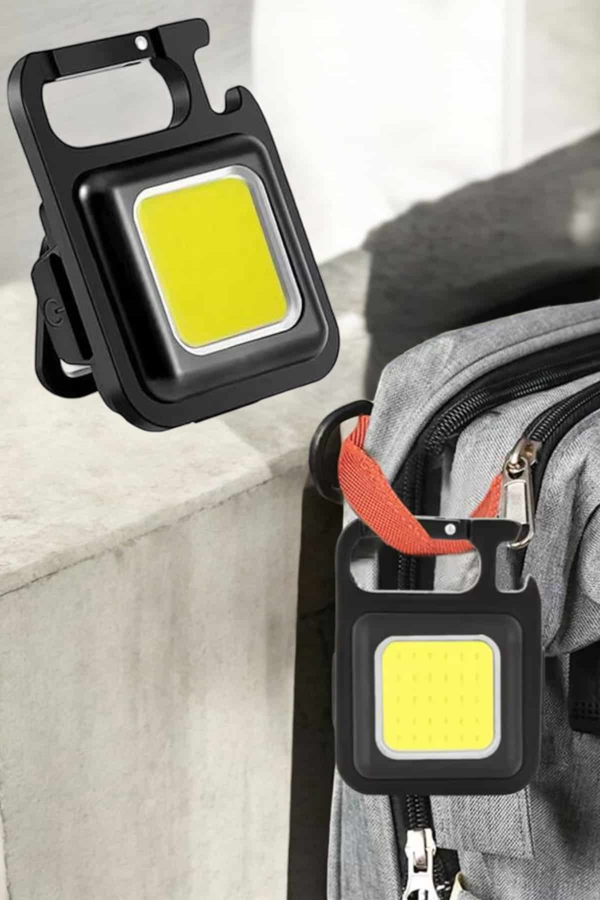 Kamp Işığı Çok Fonksiyonlu Taşınabilir Anahtarlık Kapak Açma Manyetik Özelliği - Lisinya