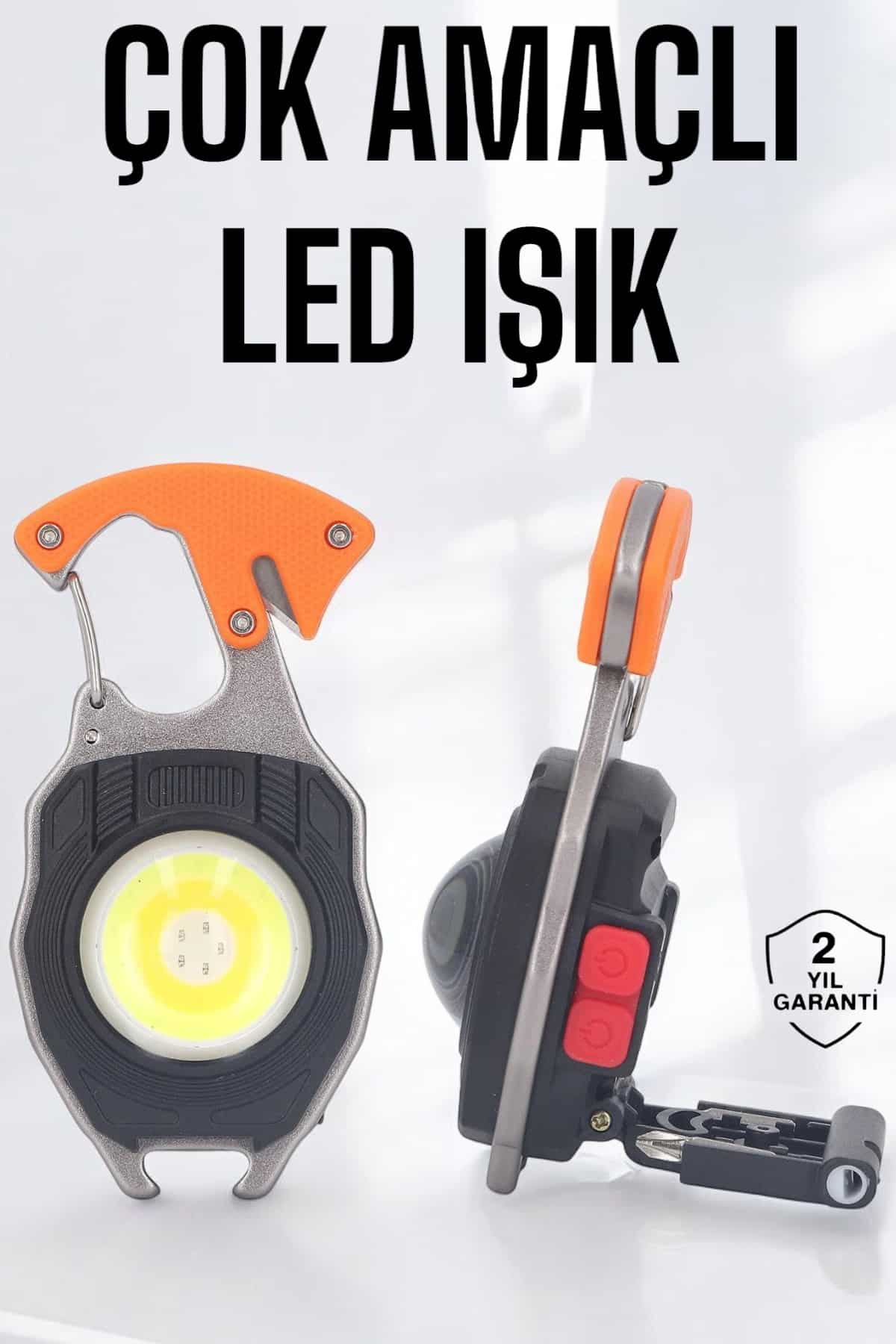 El Feneri Çakmaklı Kapak Açma Düdük Toravida Acil Durum Seti - Lisinya