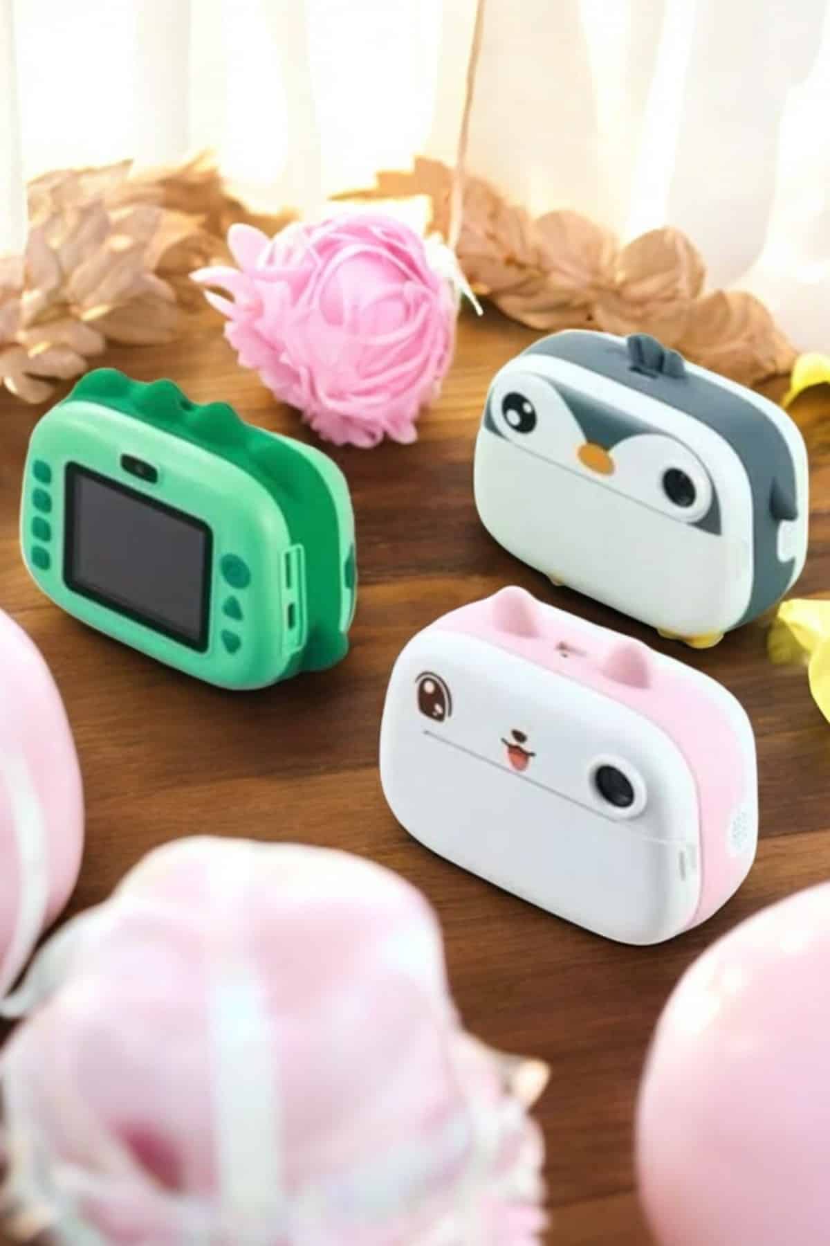 Çocuklar İçin Özel Fotoğraf Makinesi Printer Kamera Taşınabilir HD - Lisinya