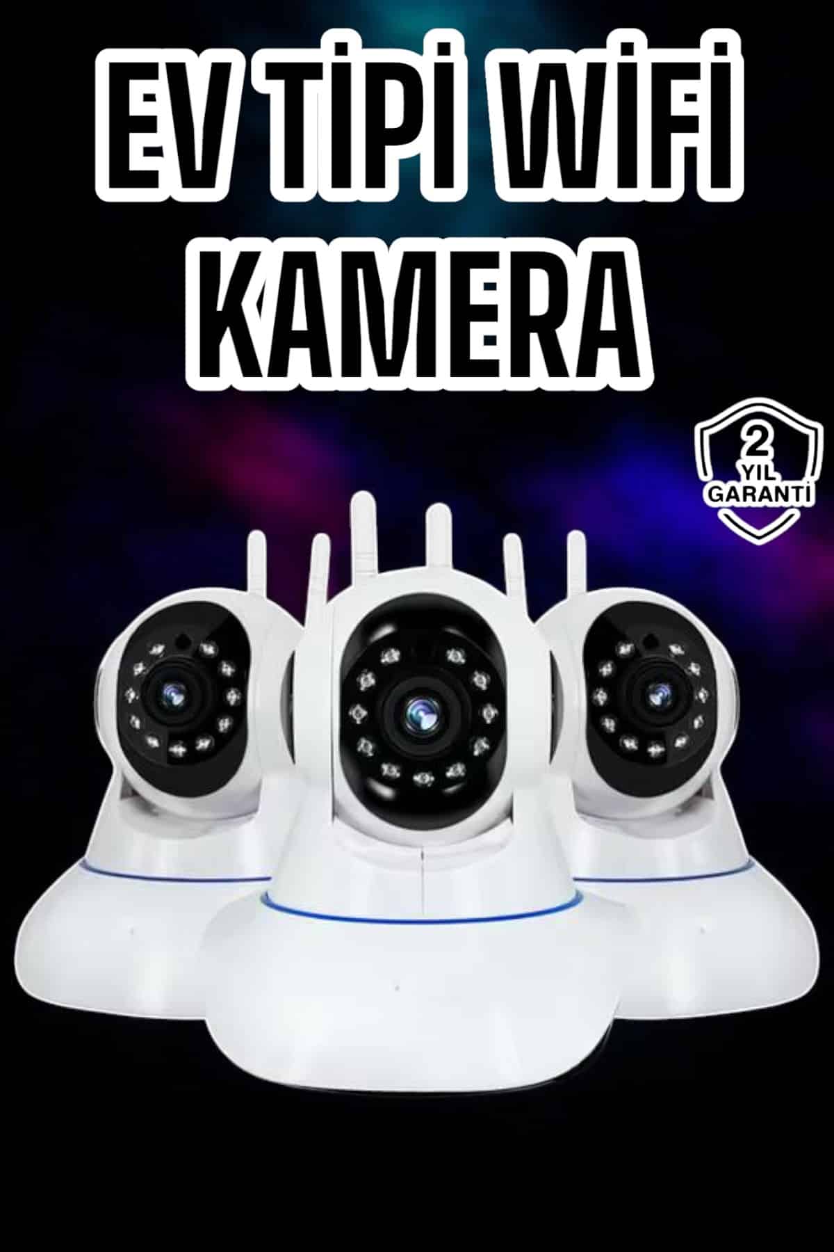 Wifi Kamerası Çift Yönlü Bebek Güvenlik Kamerası Gece Görüşlü - Lisinya