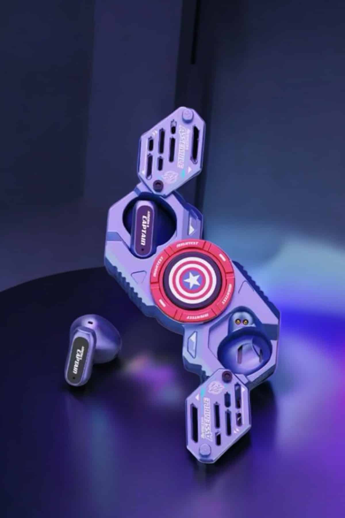 Kırmızı Kablosuz Bluetooth Kulaklık Stres Çarklı Oyuncu Kulaklığı - Lisinya