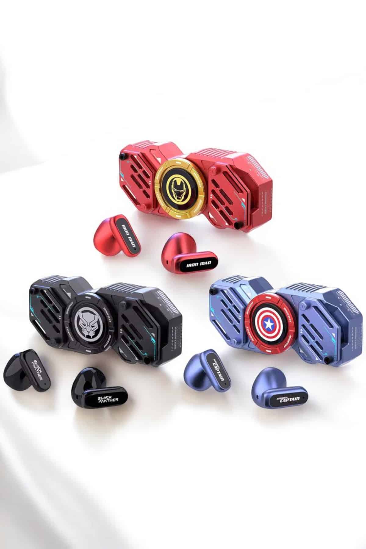 Kırmızı Kablosuz Bluetooth Kulaklık Stres Çarklı Oyuncu Kulaklığı - Lisinya