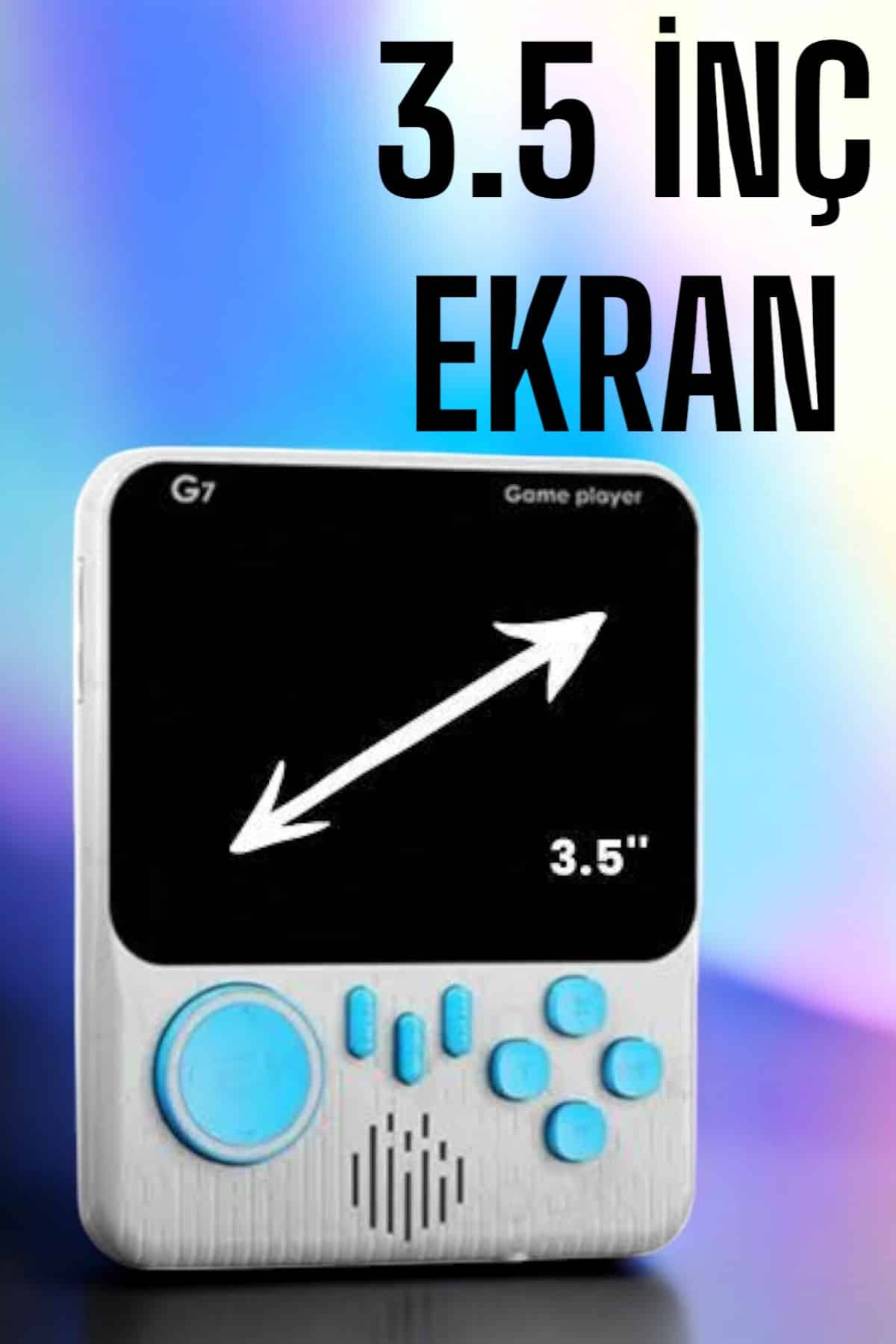El Atarisi 3.5 inç Ekran Çift Konsol 666 Adet Retro Oyun Gamepad - Lisinya