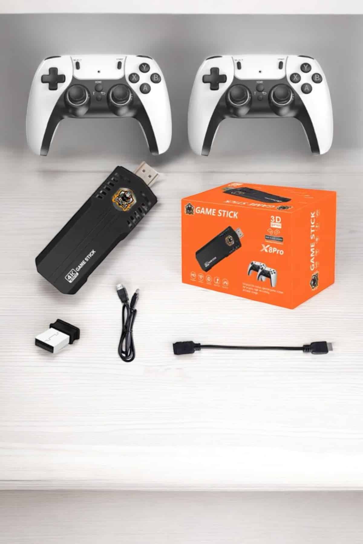 Game Stick Retro 8K ULTRA HD Video Oyun Konsolu Android Tv Özelliği - Lisinya