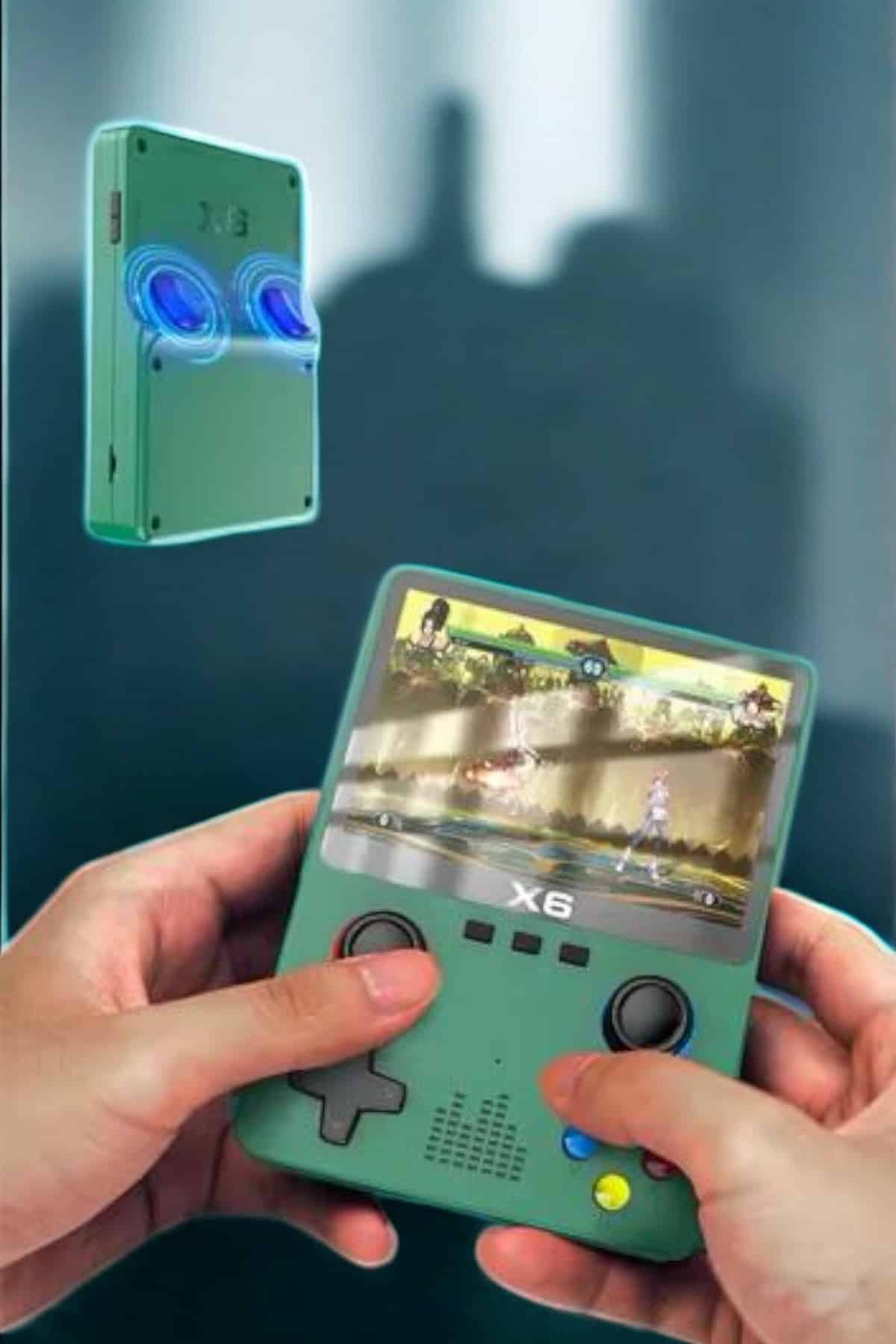 Çocuklara Özel 666 Oyunlu X6 Atari Video İzleme ve Müzik Dinleme - Lisinya