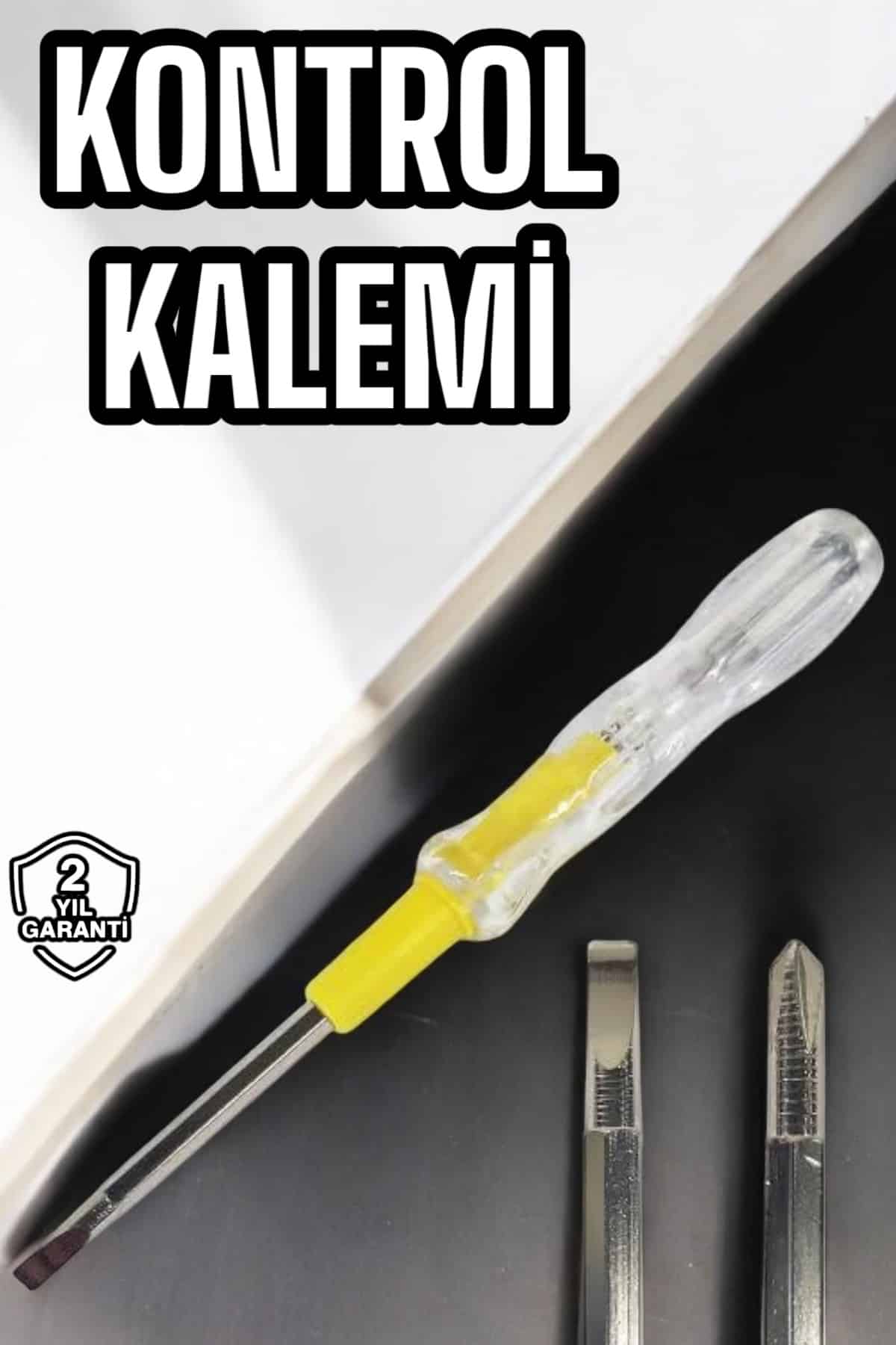 Test Cihazı Kontrol Kalemi Çift Başlıklı Şeffaf Elektrik Testi - Lisinya